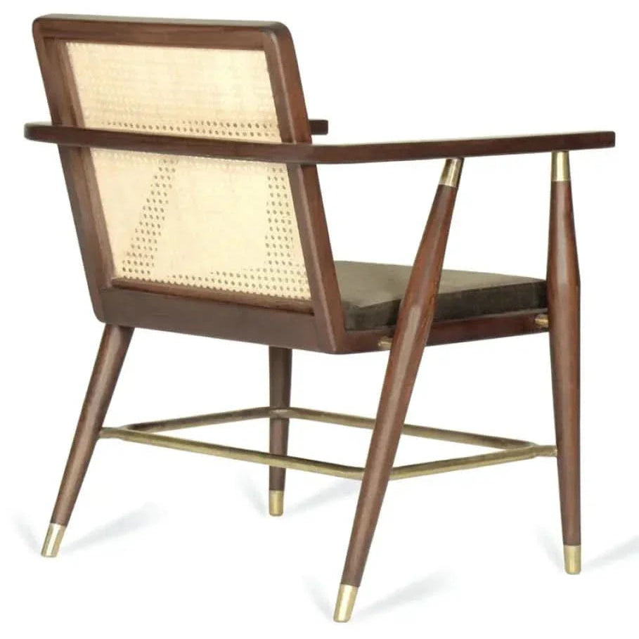Dining Chair Minimal Design with Strong Wooden Legs for Modern Homes