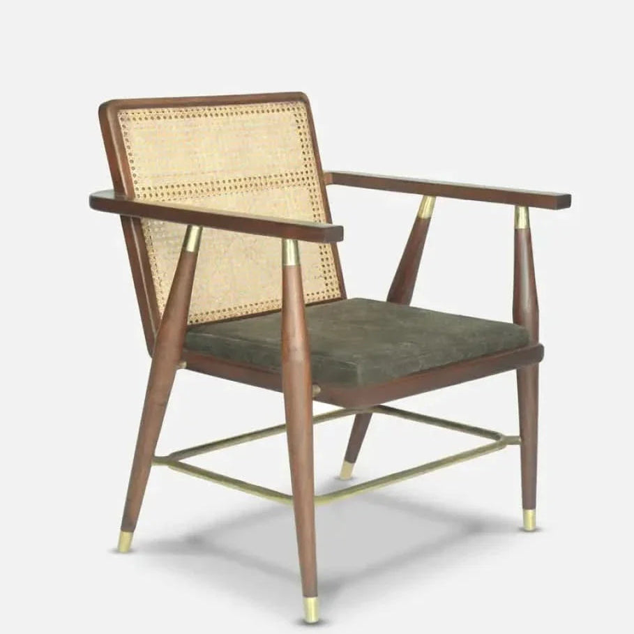 Dining Chair Minimal Design with Strong Wooden Legs for Modern Homes