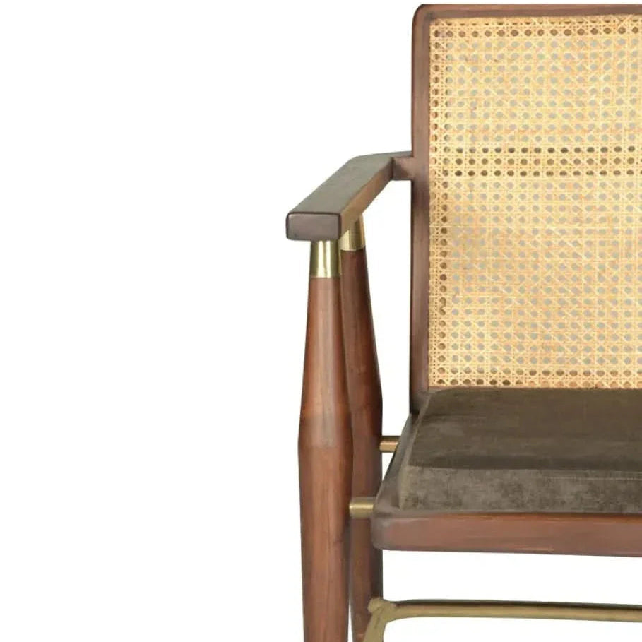 Dining Chair Minimal Design with Strong Wooden Legs for Modern Homes
