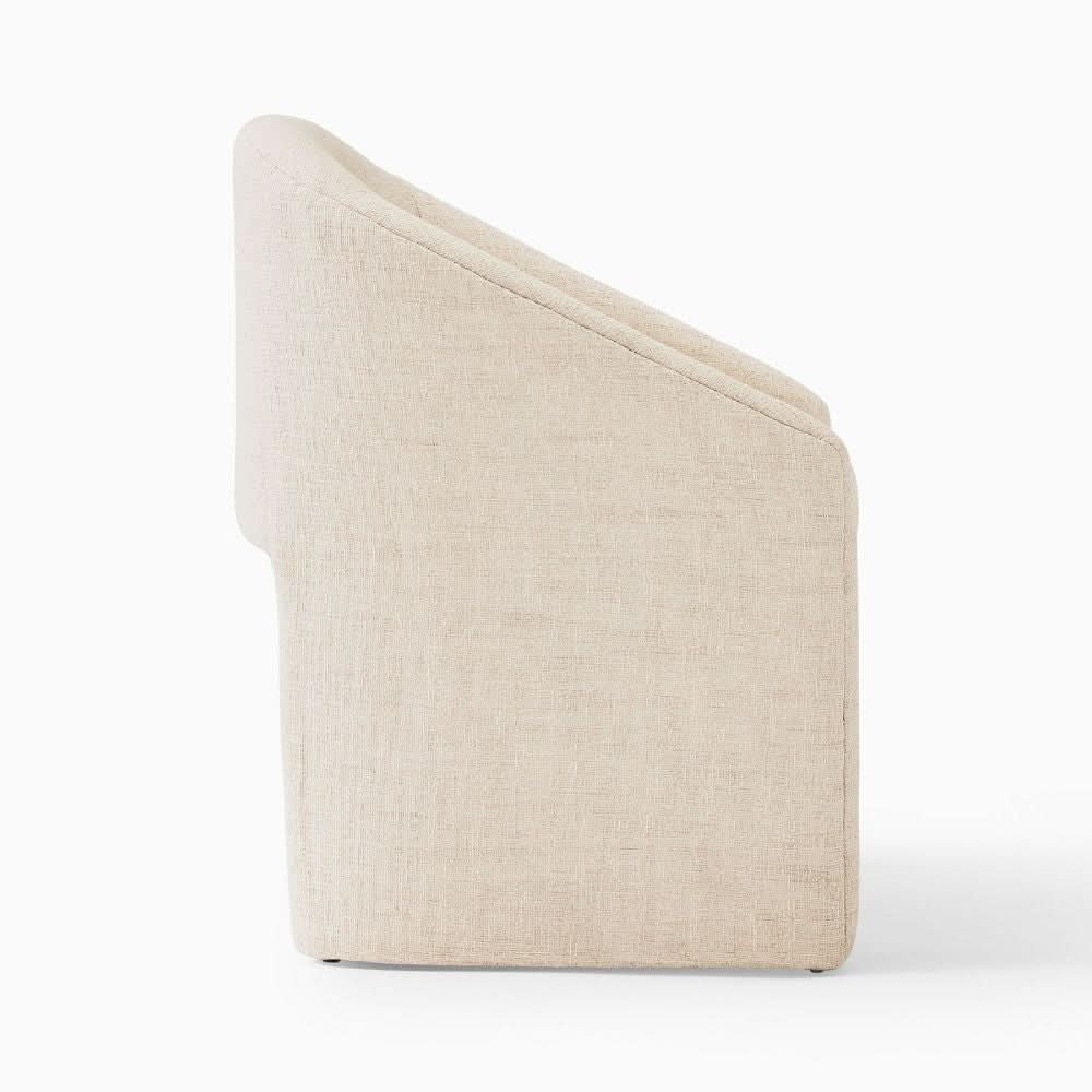 Dining Chair with Strong Wooden Structure and Comfortable Upholstered Seating