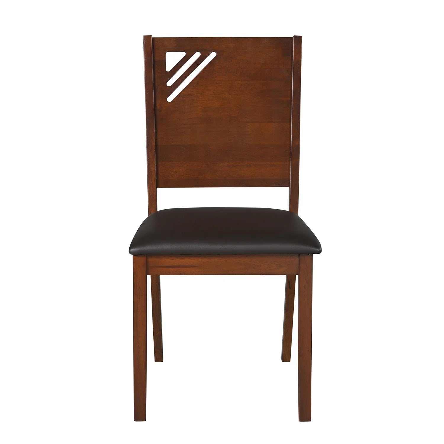 Dining Chair with Solid Wooden Frame and Cushioned Seat for Comfortable Everyday Home Dining