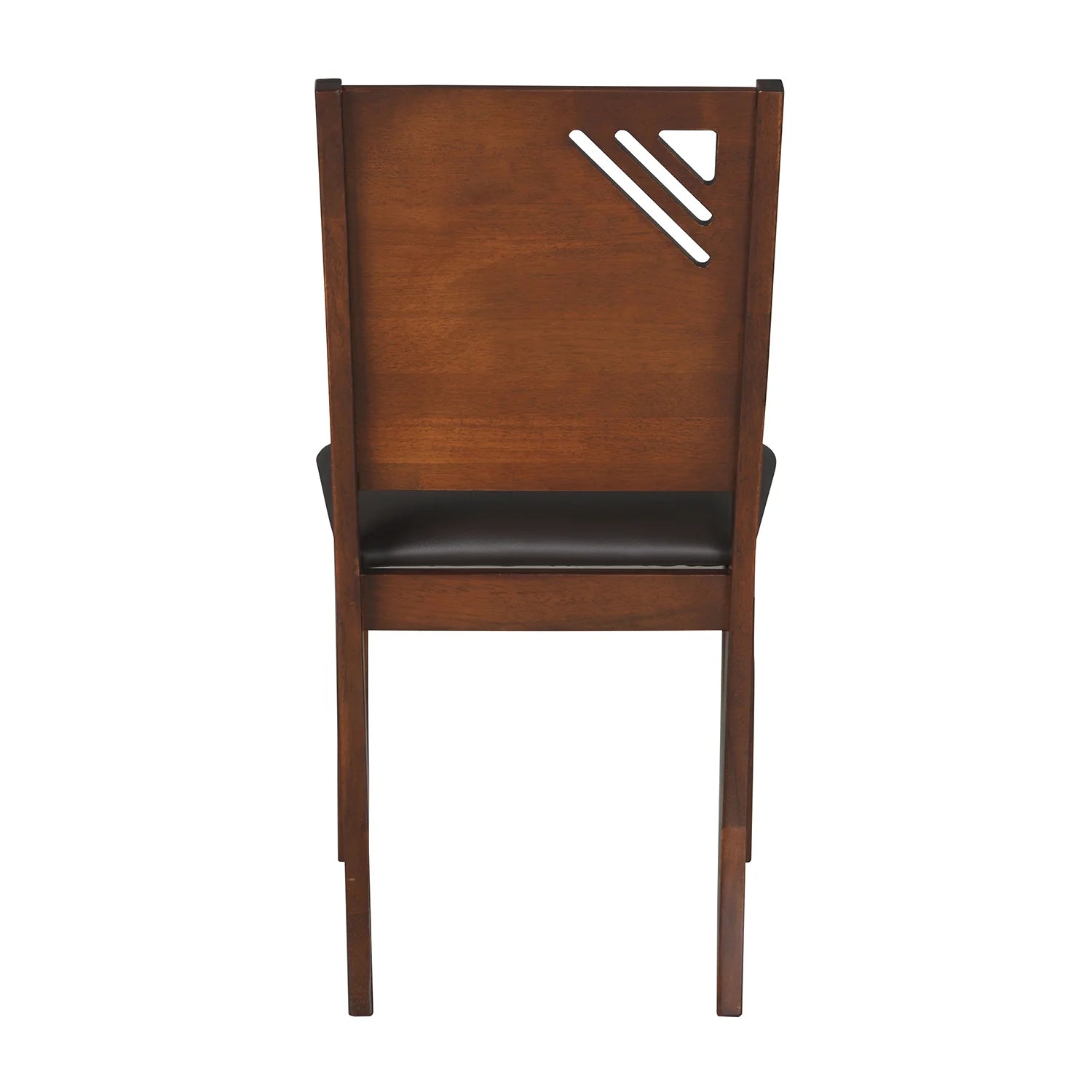 Dining Chair with Solid Wooden Frame and Cushioned Seat for Comfortable Everyday Home Dining