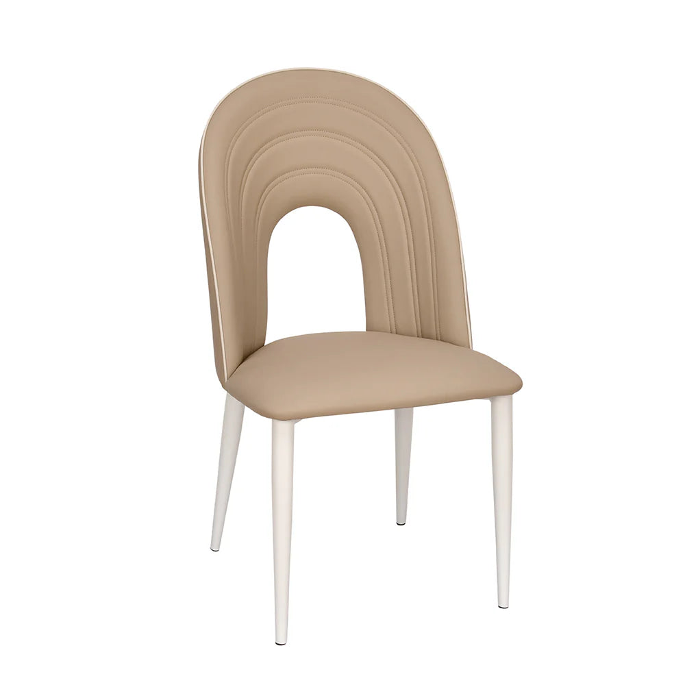 Dining Chair offering Comfortable Seating with Stylish Backrest for Modern Dining Areas