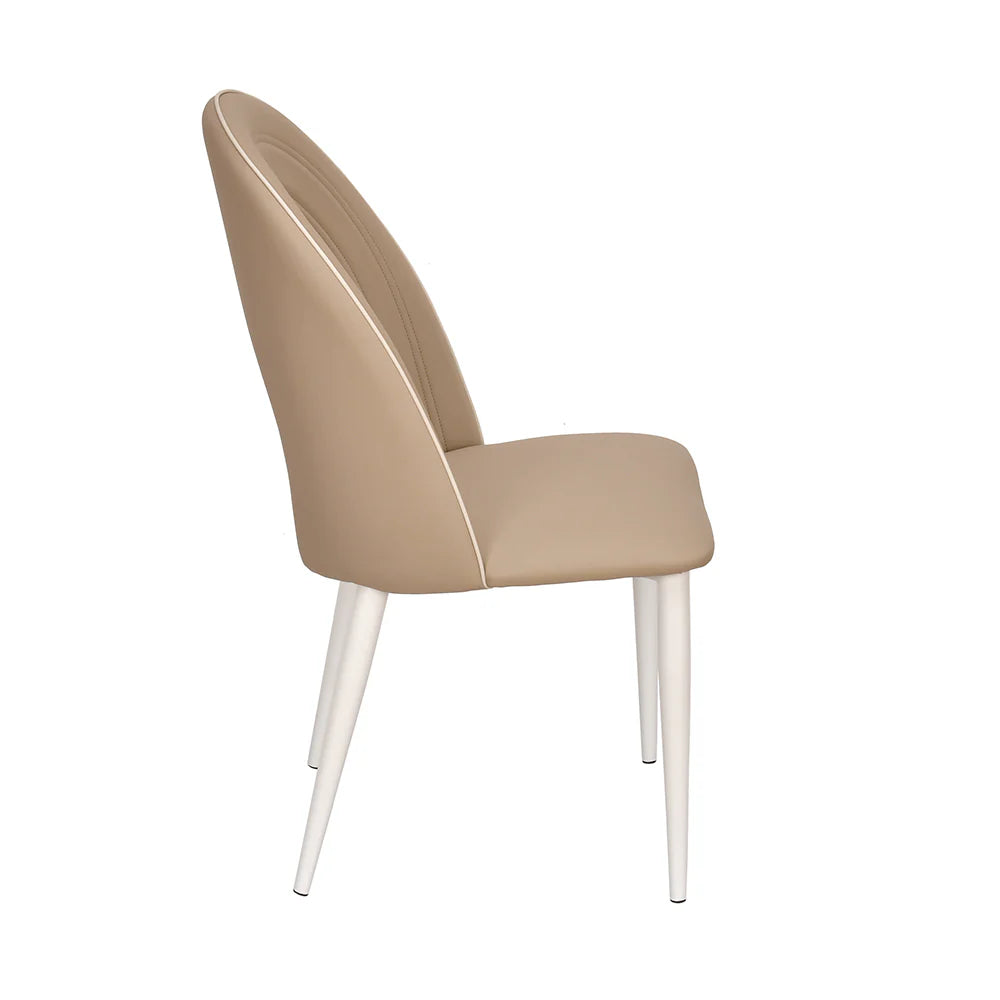 Dining Chair offering Comfortable Seating with Stylish Backrest for Modern Dining Areas