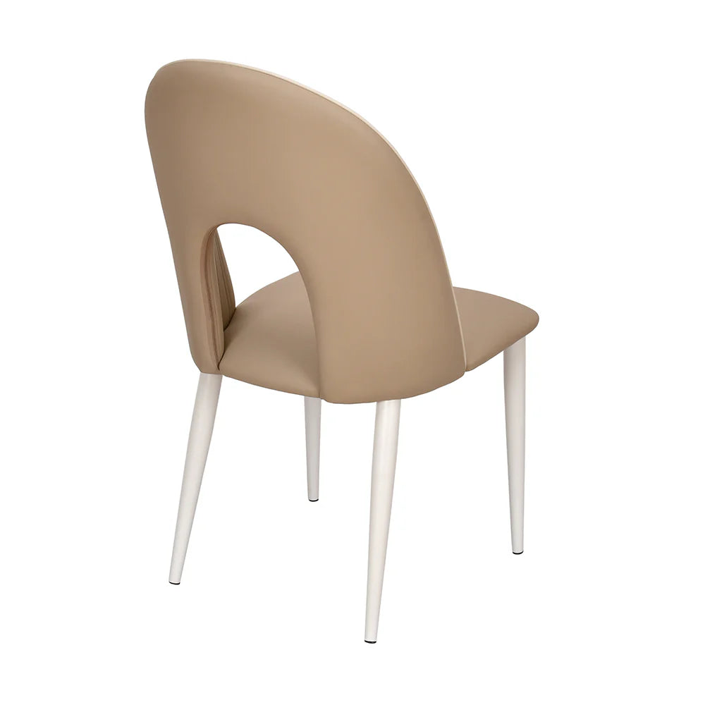 Dining Chair offering Comfortable Seating with Stylish Backrest for Modern Dining Areas