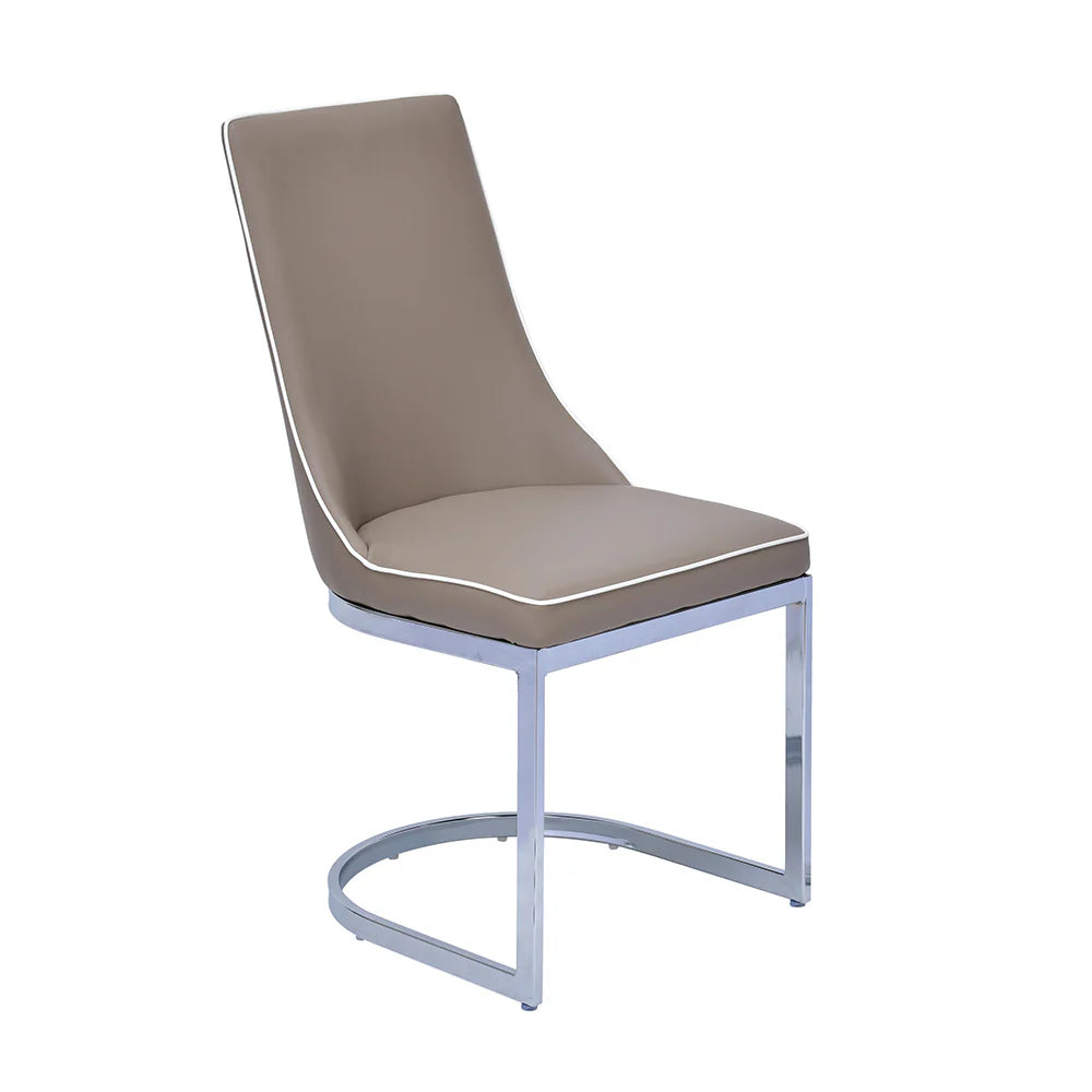 Dining Chair with Supportive Back Design and Comfortable Seat for Family Dining