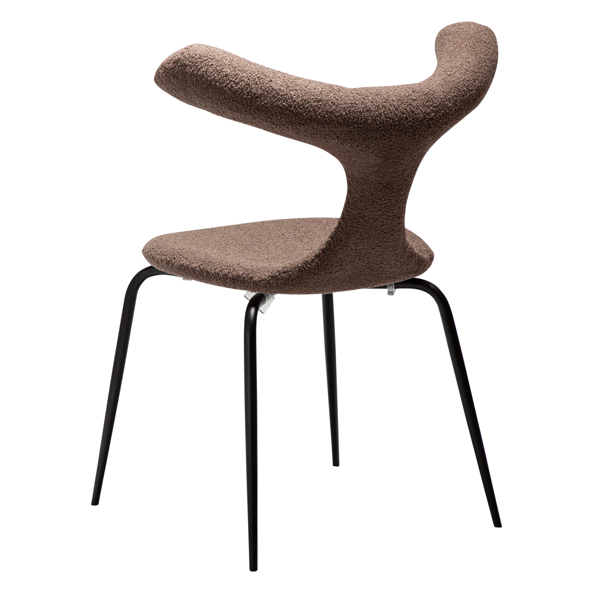 Dining Chair featuring Fabric Seat and Comfortable Backrest for Relaxed Dining