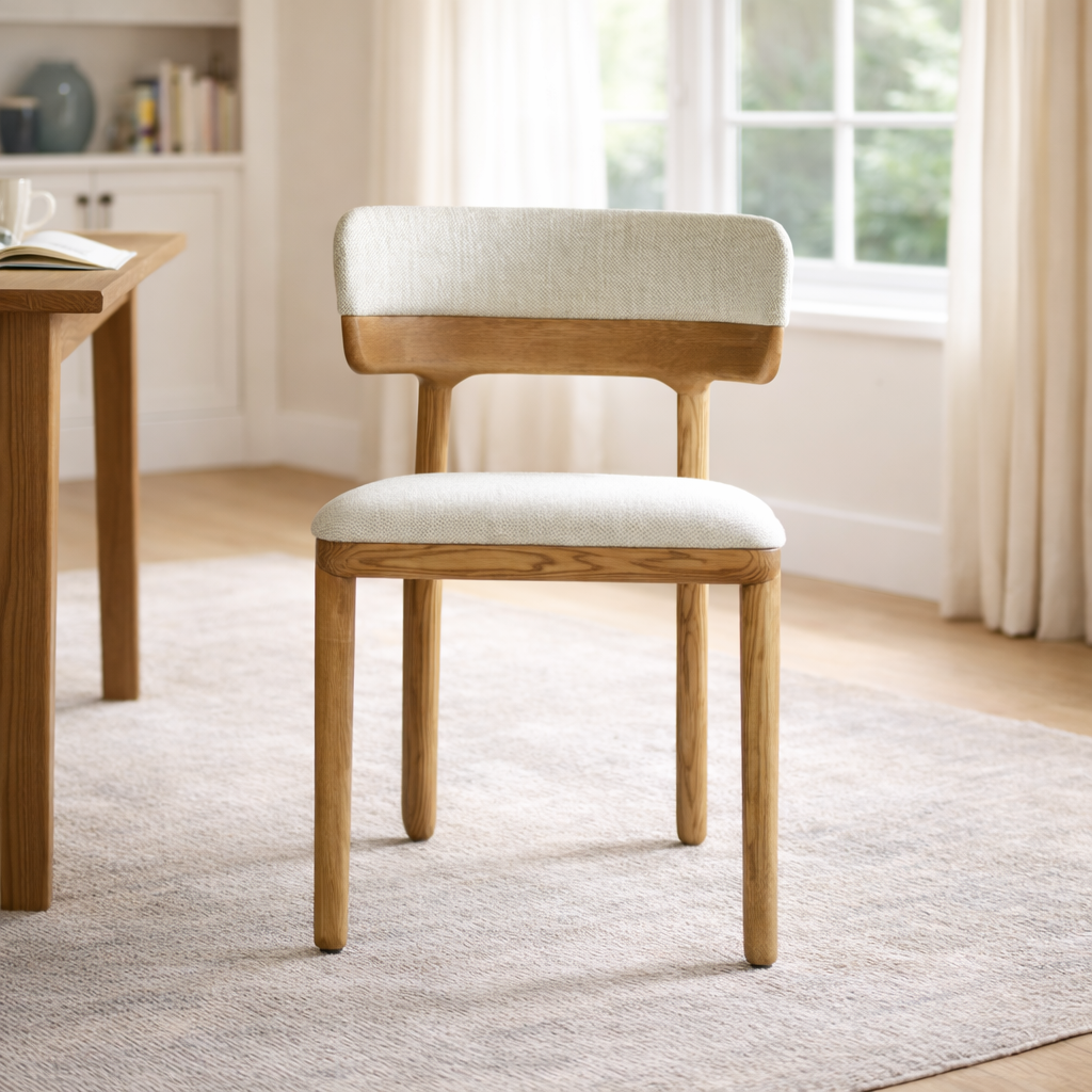 Dining Chair with Timeless Design and Smooth Polish for Elegant Dining Areas