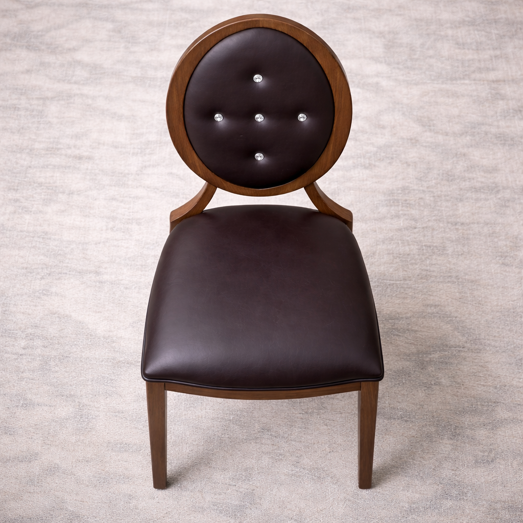 Dining Chair with Padded Seating and Modern Design for Dining Comfort