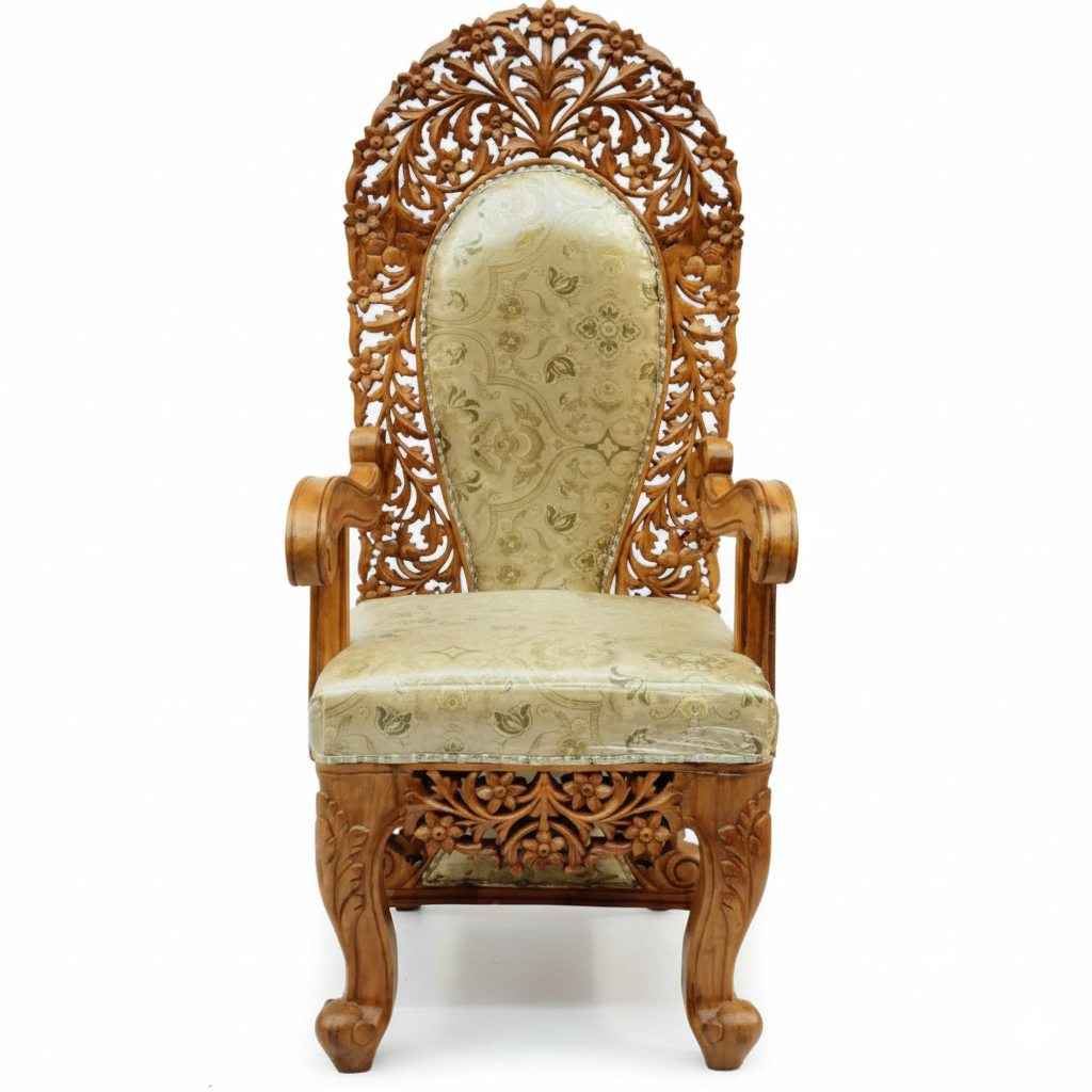 Dining Chair Crafted with Solid Materials and Smooth Edges for Safety and Classic Interiors