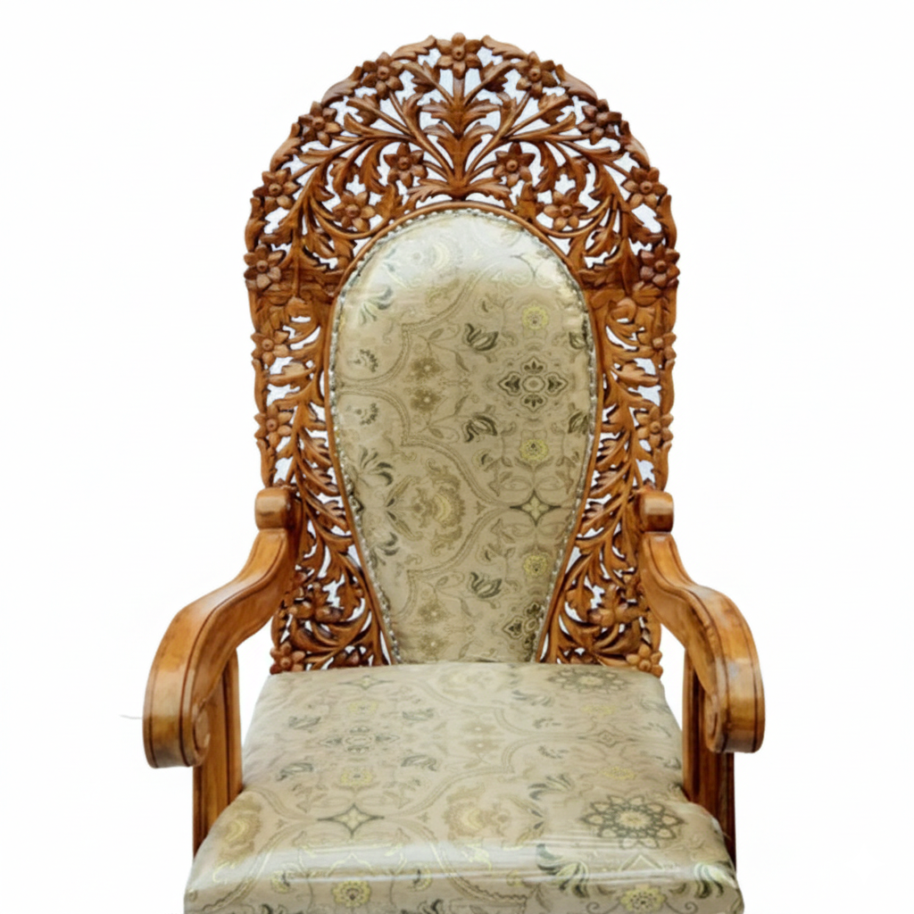 Dining Chair Crafted with Solid Materials and Smooth Edges for Safety and Classic Interiors