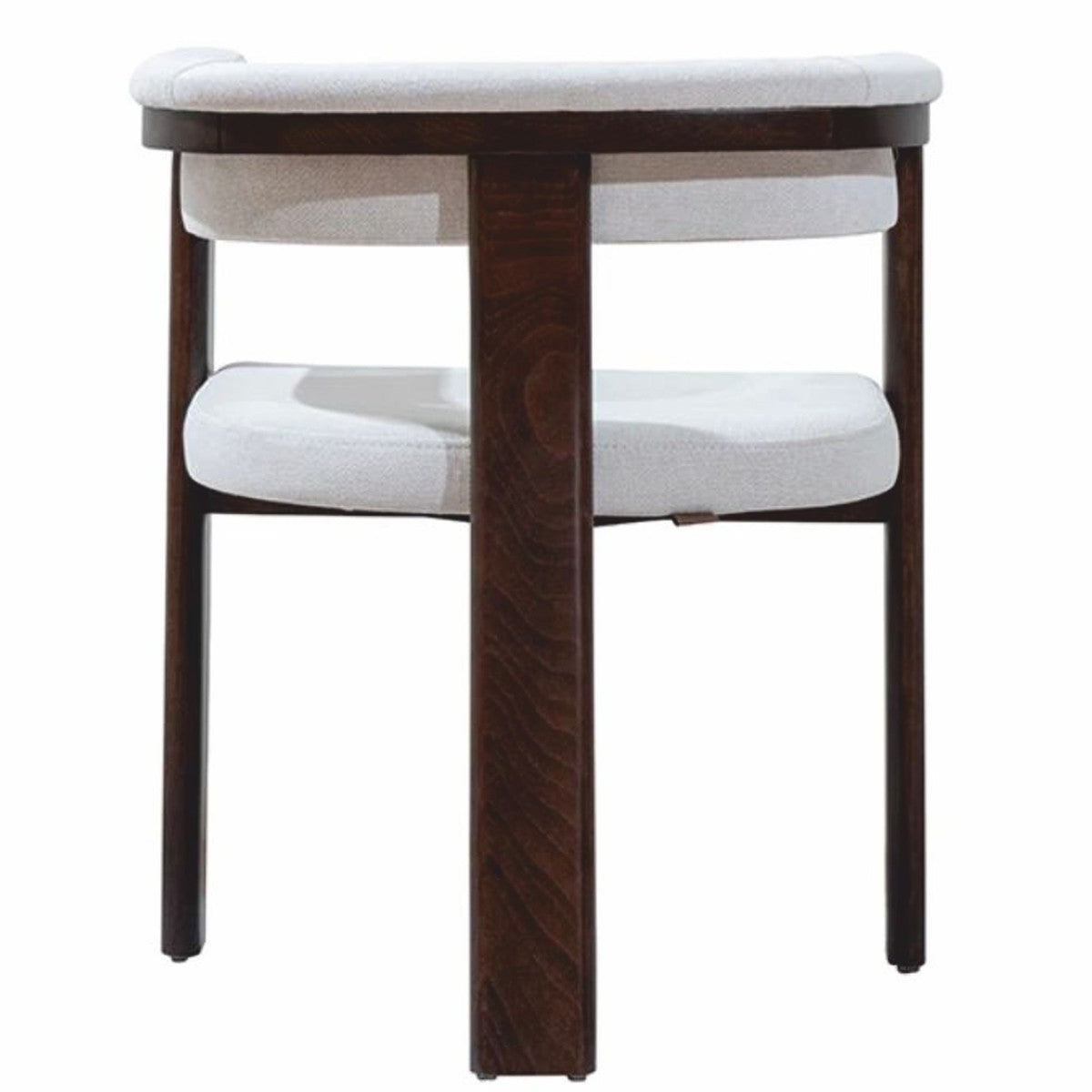 Dining Chair with Smooth Curves and Stable Construction for Dining