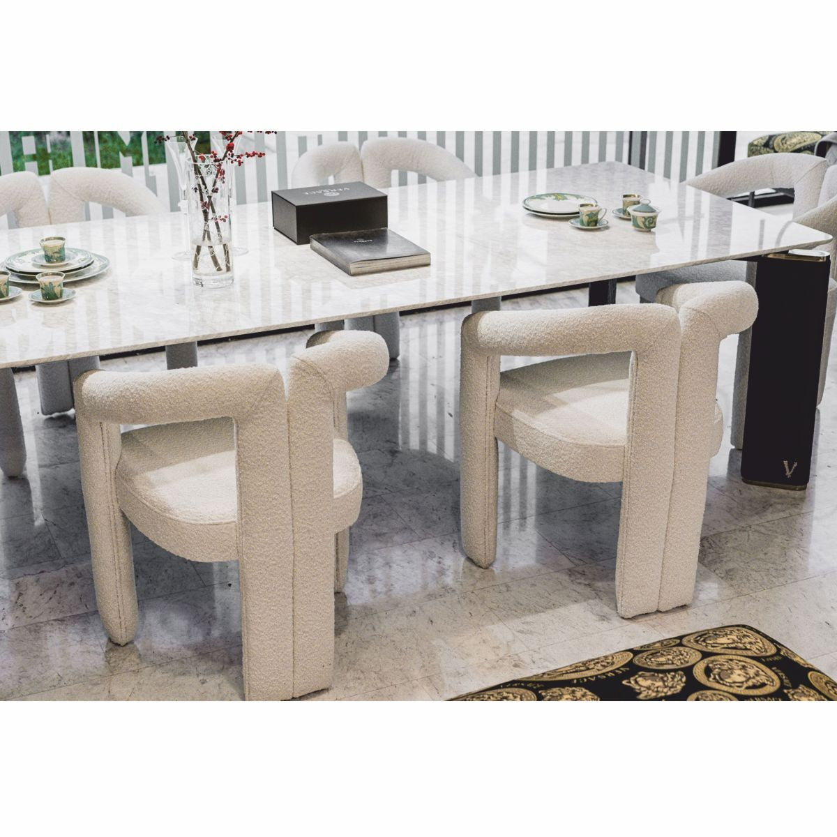 Dining Chair Elegant Mid Back Design Comfortable Cushion Ideal for Stylish Dining Rooms
