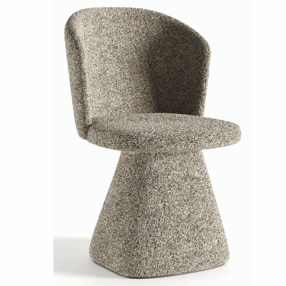 Dining Chair Premium Wooden Structure Soft Fabric Seating for Contempo ...