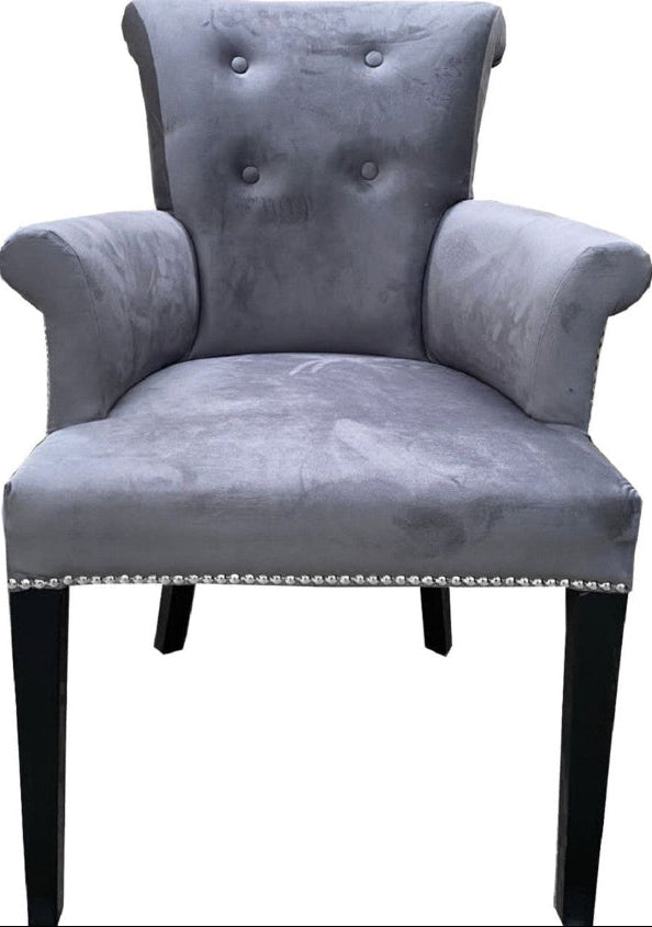 বাড়ির জন্য আধুনিক ডাইনিং চেয়ার - ডাইনিং রুমের জন্য উপযুক্ত স্টেইনলেস স্টিলের পা সহ প্রিমিয়াম লেদারেট আপহোলস্ট্রী