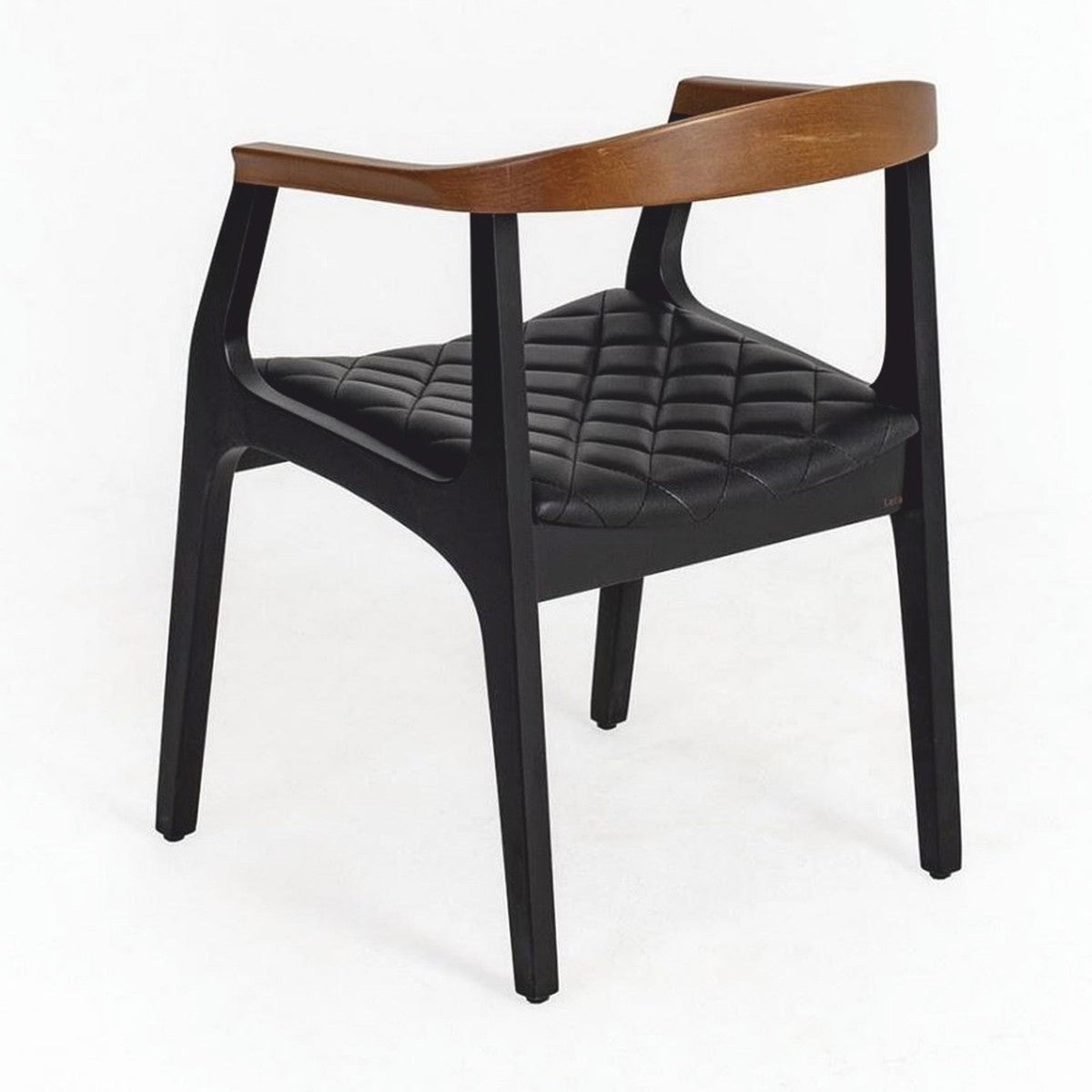 घर के लिए आधुनिक डाइनिंग चेयर - डाइनिंग रूम के लिए बिल्कुल सही, स्टेनलेस स्टील के पैरों के साथ प्रीमियम लेदरेट अपहोल्स्ट्री