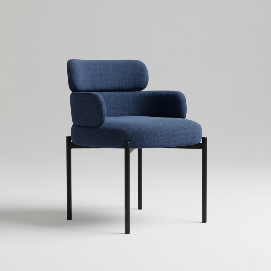 घर के लिए आधुनिक डाइनिंग चेयर - डाइनिंग रूम के लिए बिल्कुल सही, स्टेनलेस स्टील के पैरों के साथ प्रीमियम लेदरेट अपहोल्स्ट्री