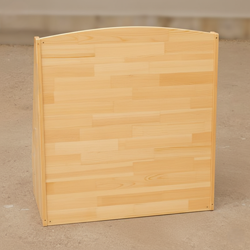 Kids Wooden Bookcase with Tiered Front-Facing Display Shelves – Children’s Picture Book Organizer Rack for Nursery, Playroom and Kids Bedroom