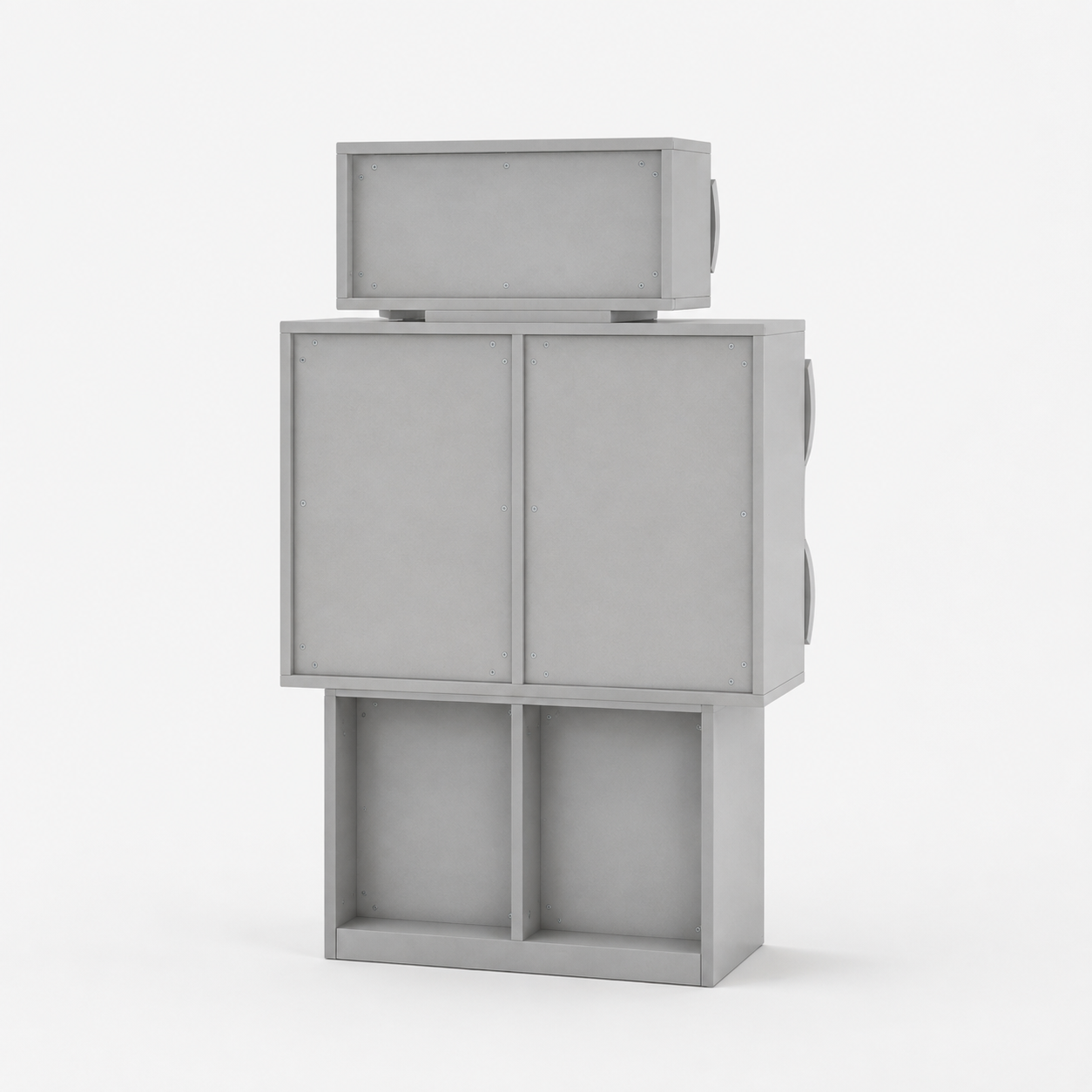 Modular Wooden Bookcase with 7 Open Display Shelves, Floor Standing Storage Organizer for Books, Toys And Décor