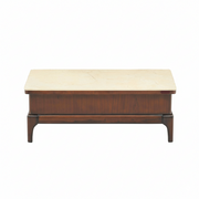 Center Table Featuring Marble Top and Elegant Shape, Ideal for Urban Contemporary Home Interiors