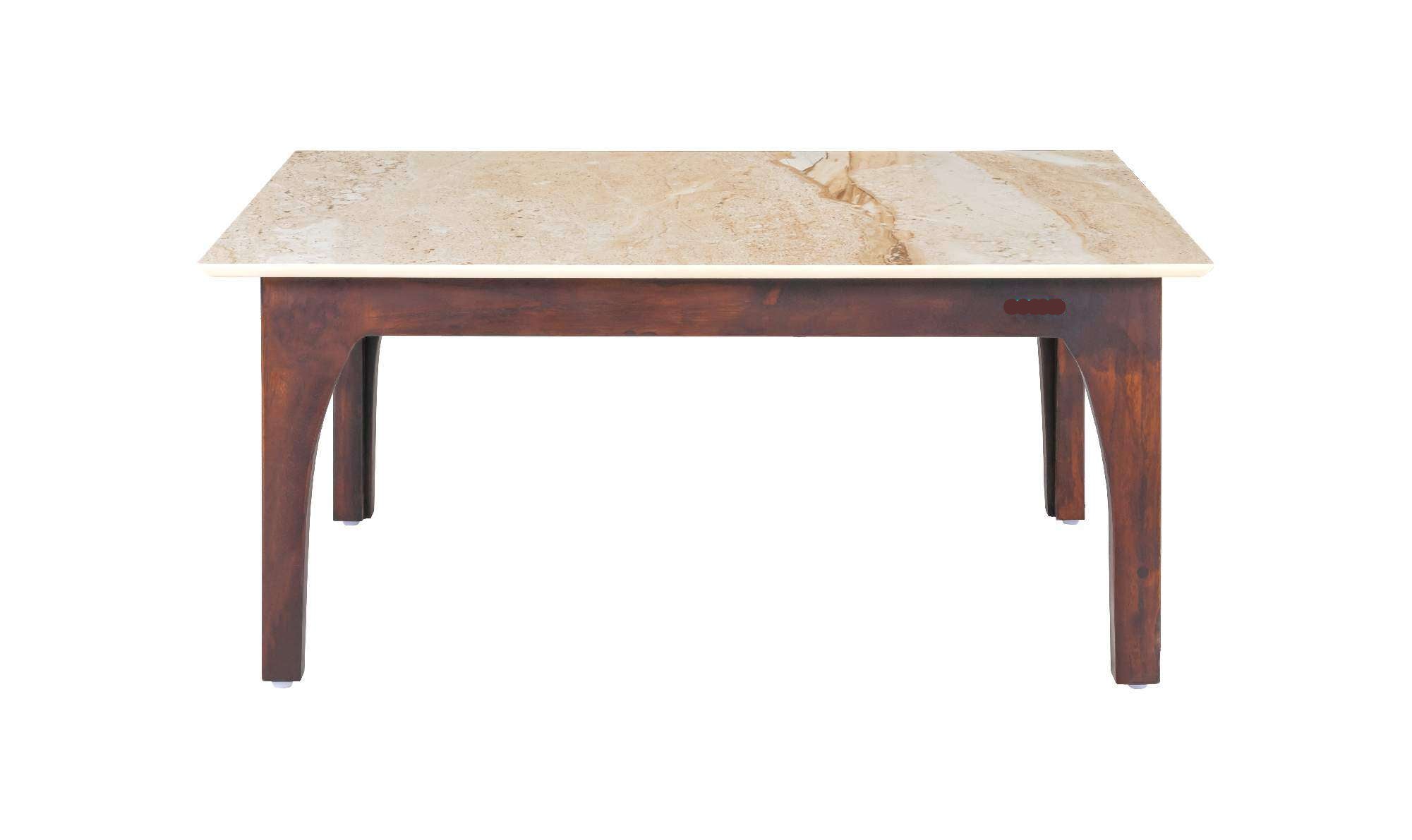 Center Table with Walnut Wood Texture and Modern Edges Adding a Premium Feel to Homes