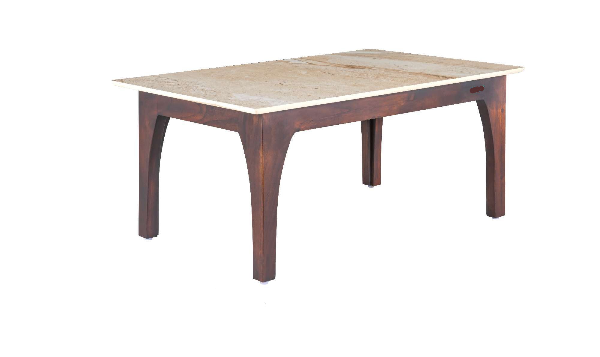 Center Table with Walnut Wood Texture and Modern Edges Adding a Premium Feel to Homes