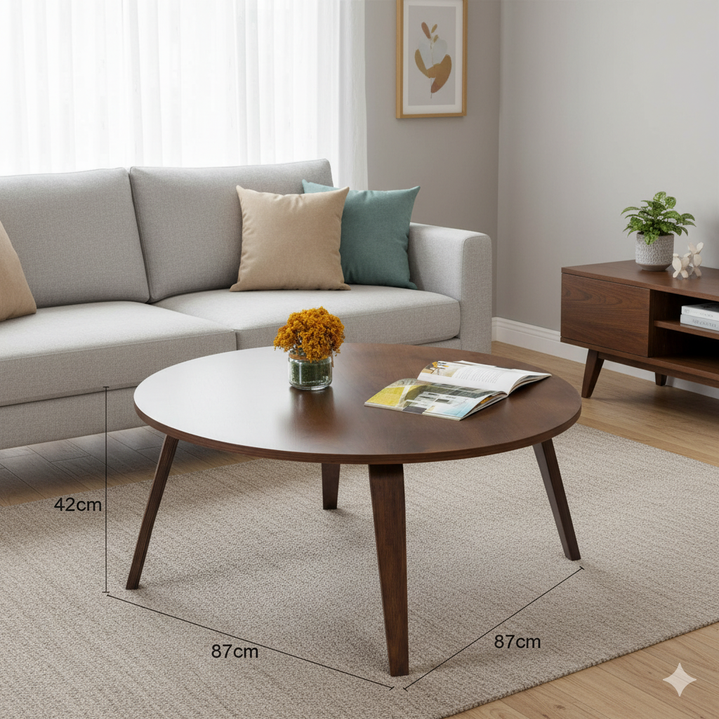 Center Table with Elegant Finish and Spacious Top Creating a Perfect Centerpiece for Every Modern Living Room