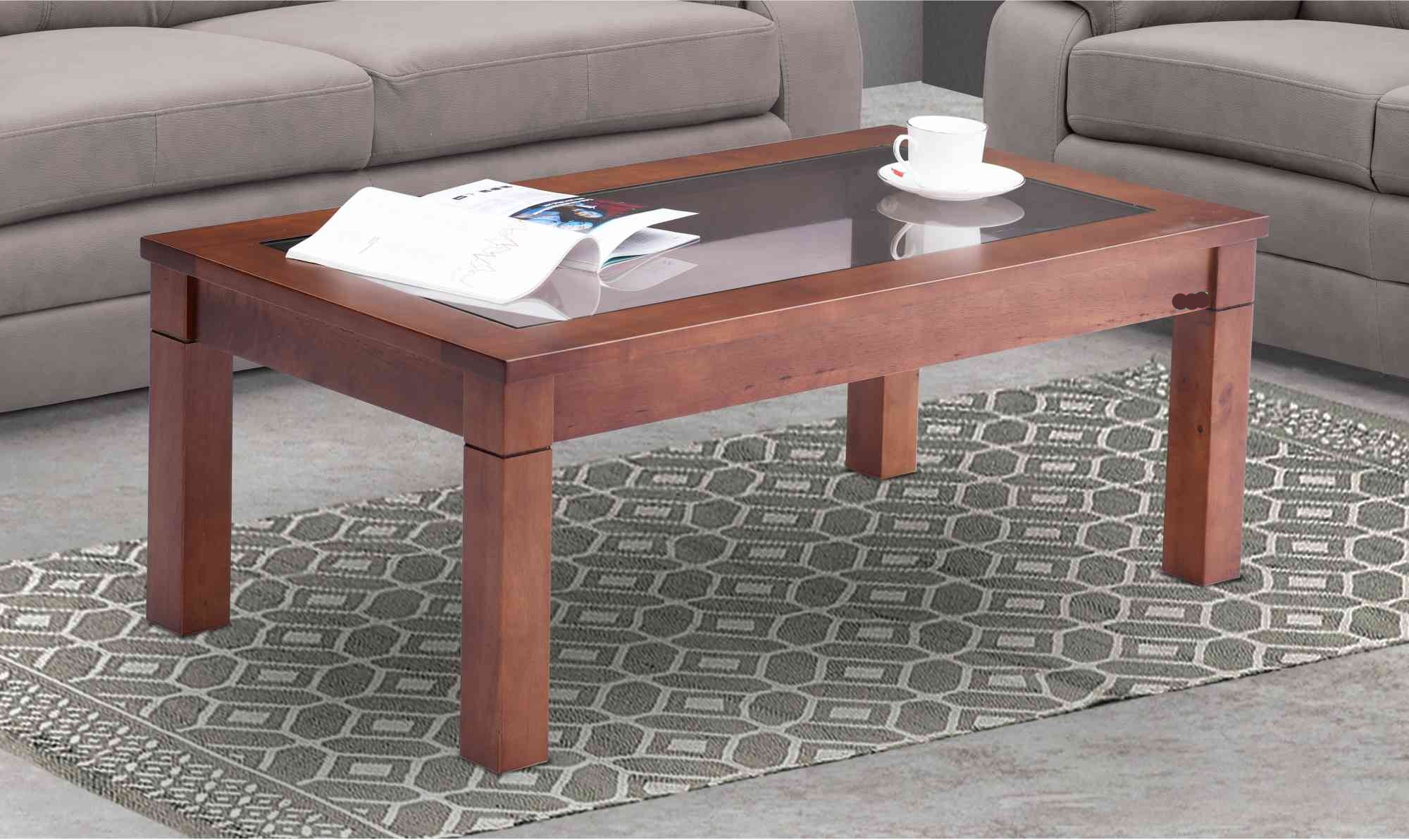 Center Table Crafted from Solid Wood Offering Stylish and Affordable Option for Modern Homes