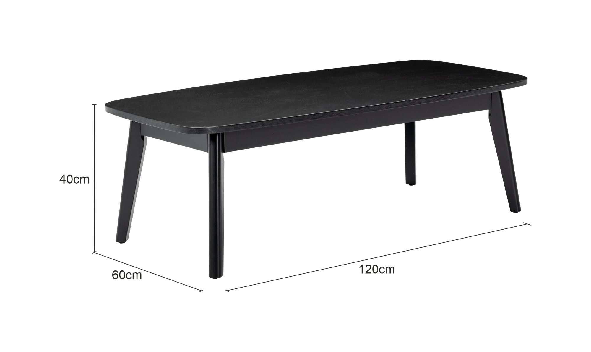 Center Table Featuring Fine Edges and Compact Size Suitable for Small Apartments and Urban Homes