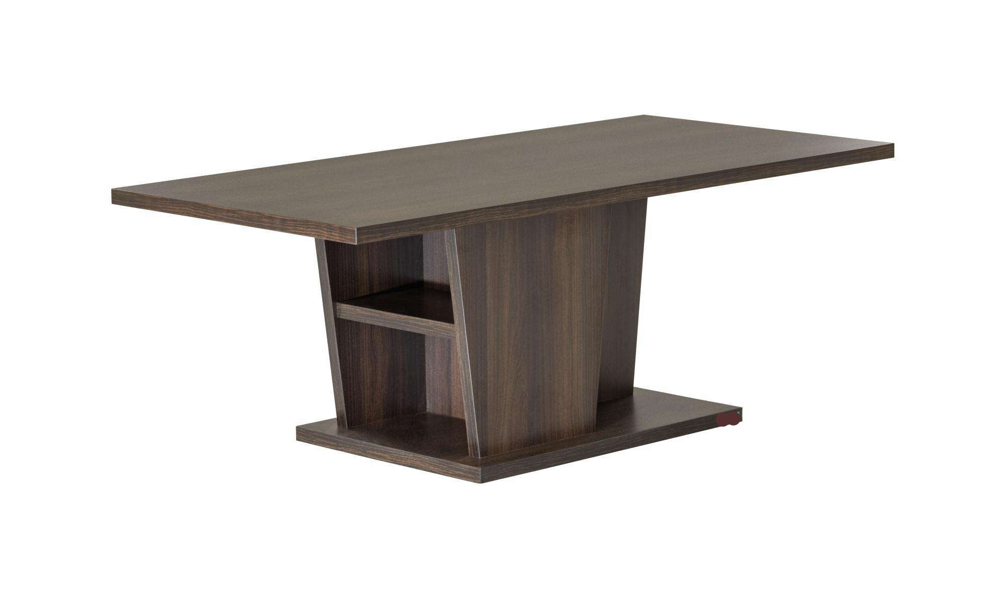 Center Table Designed with Layer Structure Providing Decorative and Functional Space for Daily Use