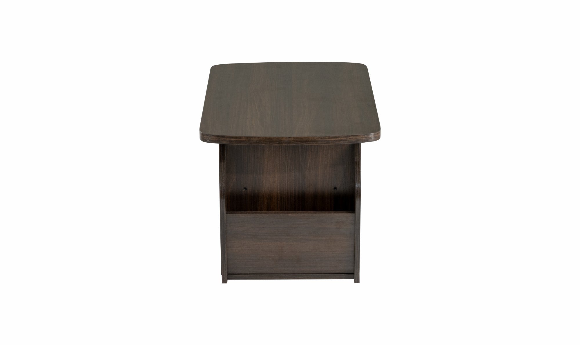 Center Table with Glass Top and Minimal Frame Suitable for Compact Urban Living Spaces