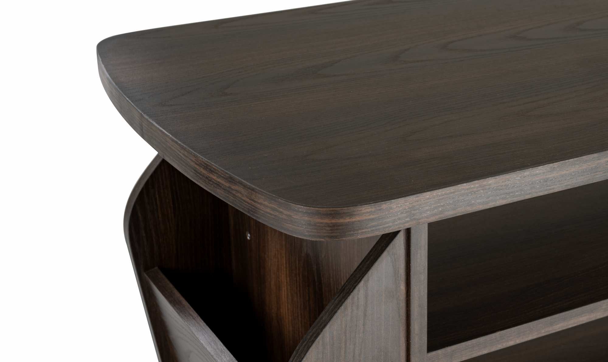 Center Table with Glass Top and Minimal Frame Suitable for Compact Urban Living Spaces