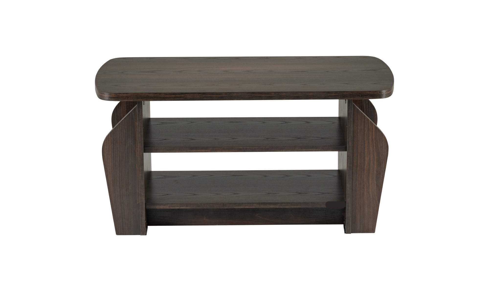 Center Table with Glass Top and Minimal Frame Suitable for Compact Urban Living Spaces