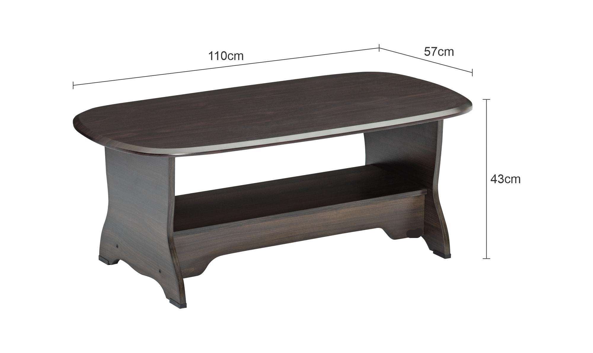 Center Table Crafted with Durable and Sleek Finish, Creating a Polished Modern Look