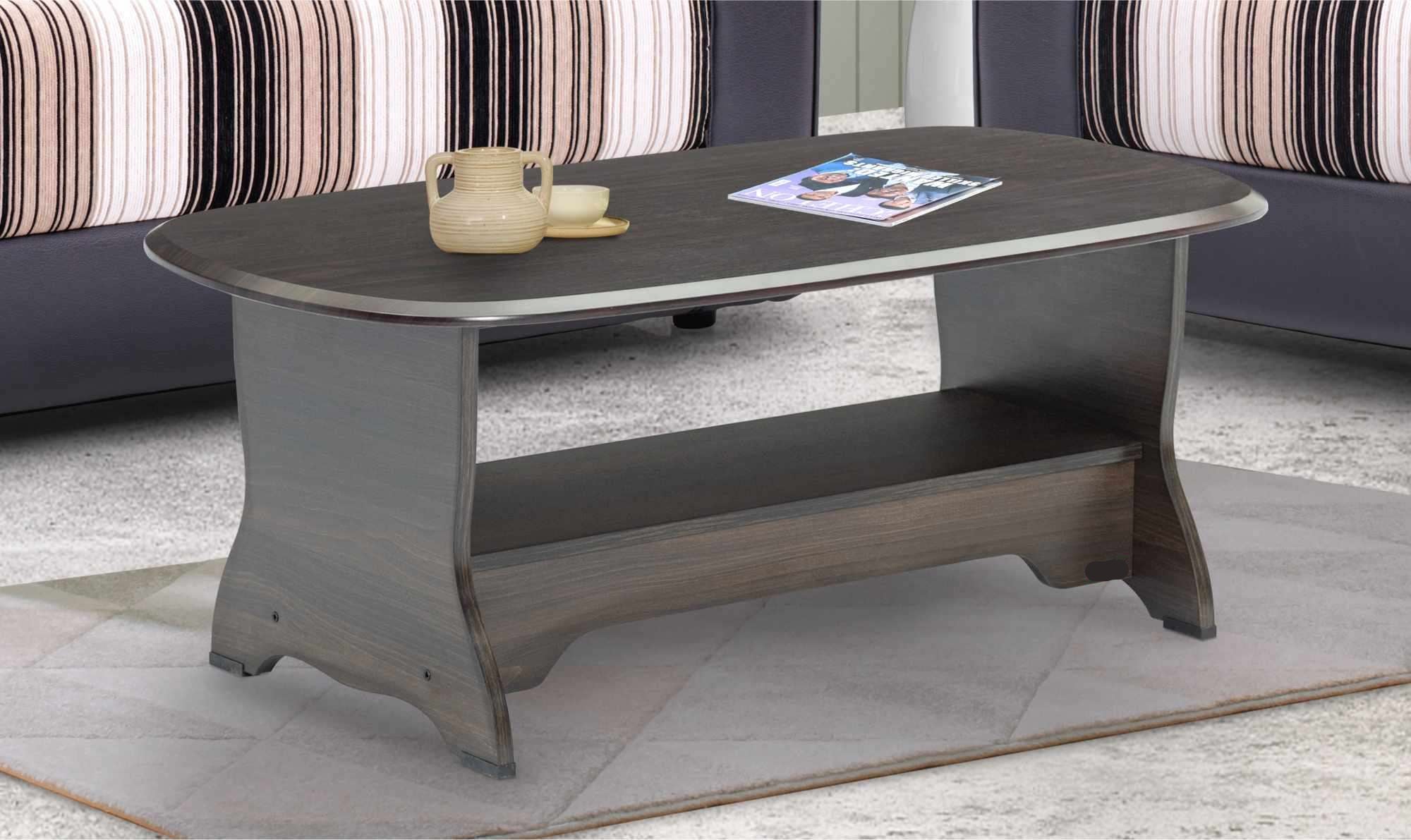 Center Table Crafted with Durable and Sleek Finish, Creating a Polished Modern Look