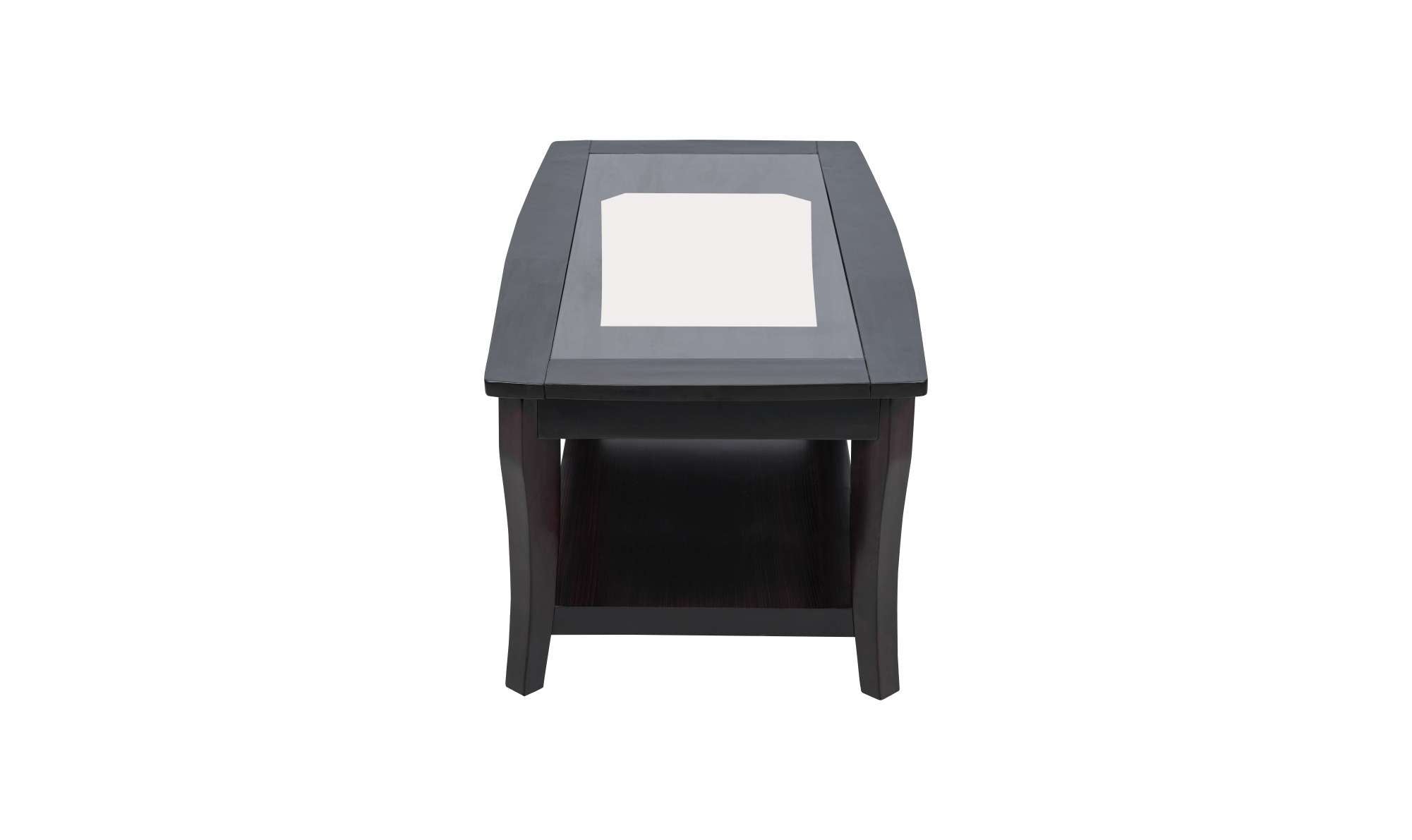 Center Table Crafted with and Smooth Wooden Top Offering a Sophisticated Look for the Living Room