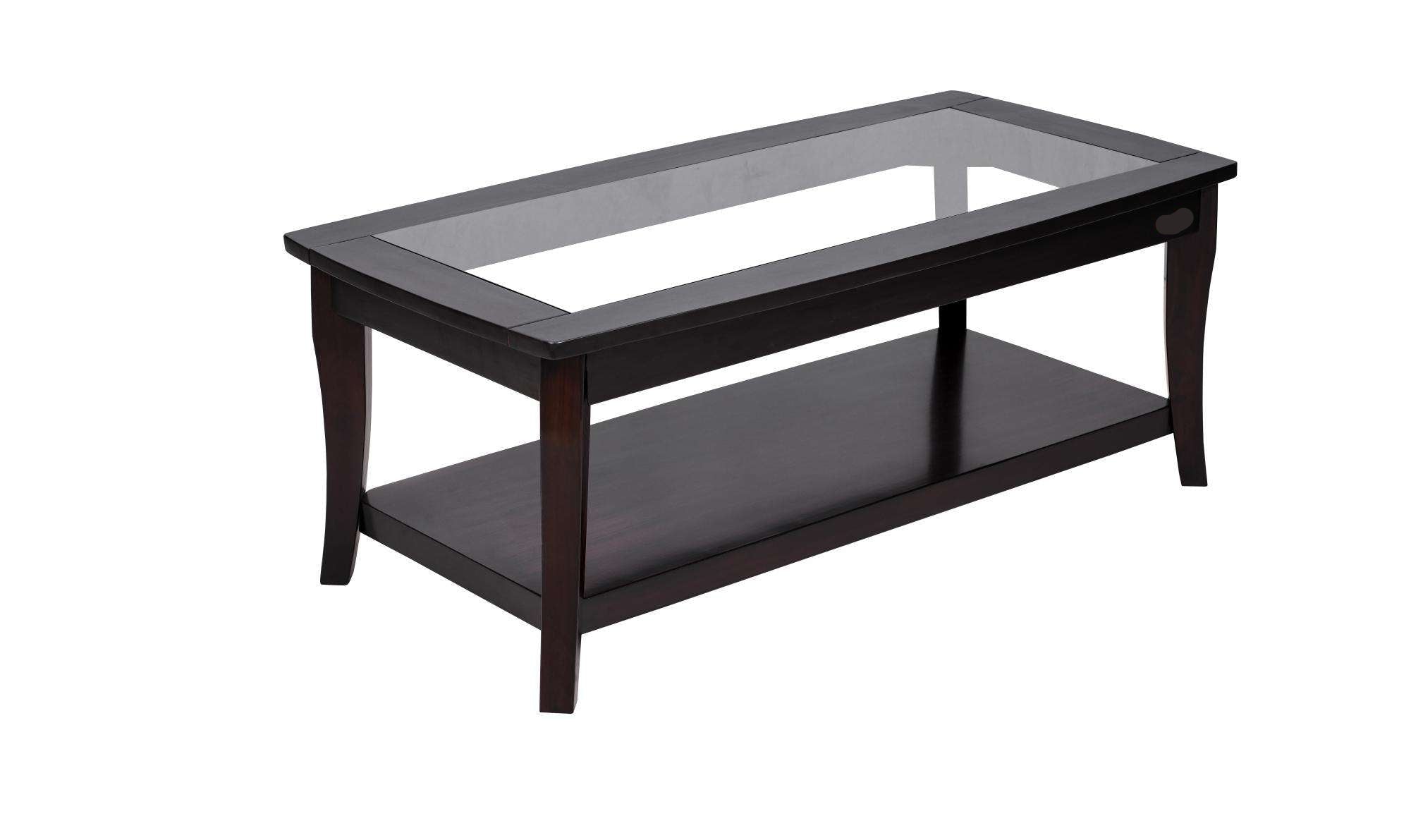 Center Table Crafted with and Smooth Wooden Top Offering a Sophisticated Look for the Living Room