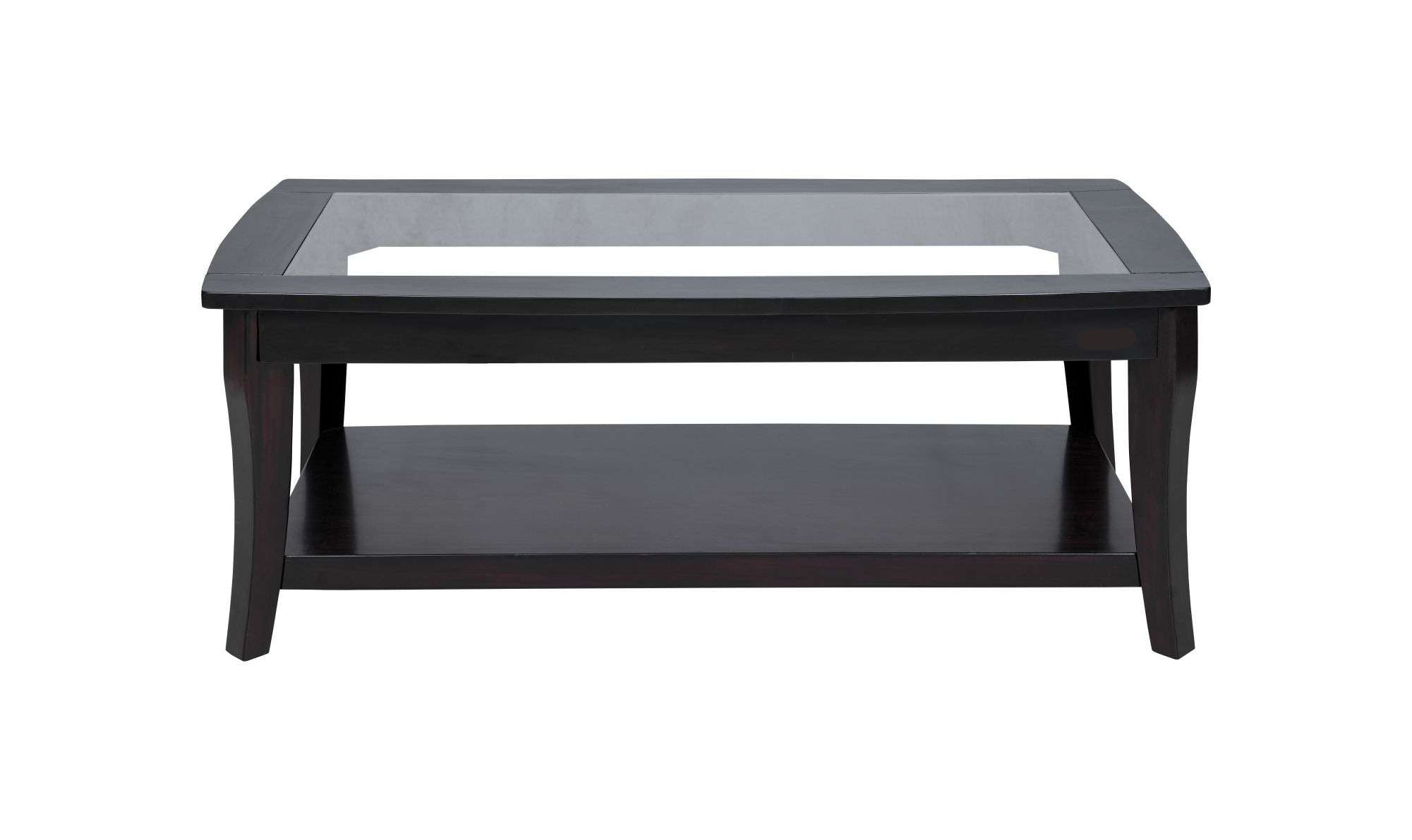 Center Table Crafted with and Smooth Wooden Top Offering a Sophisticated Look for the Living Room