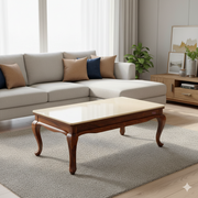 Center Table Crafted from Premium Wood Offering Strength, Style, and Stability for Long-Term Use