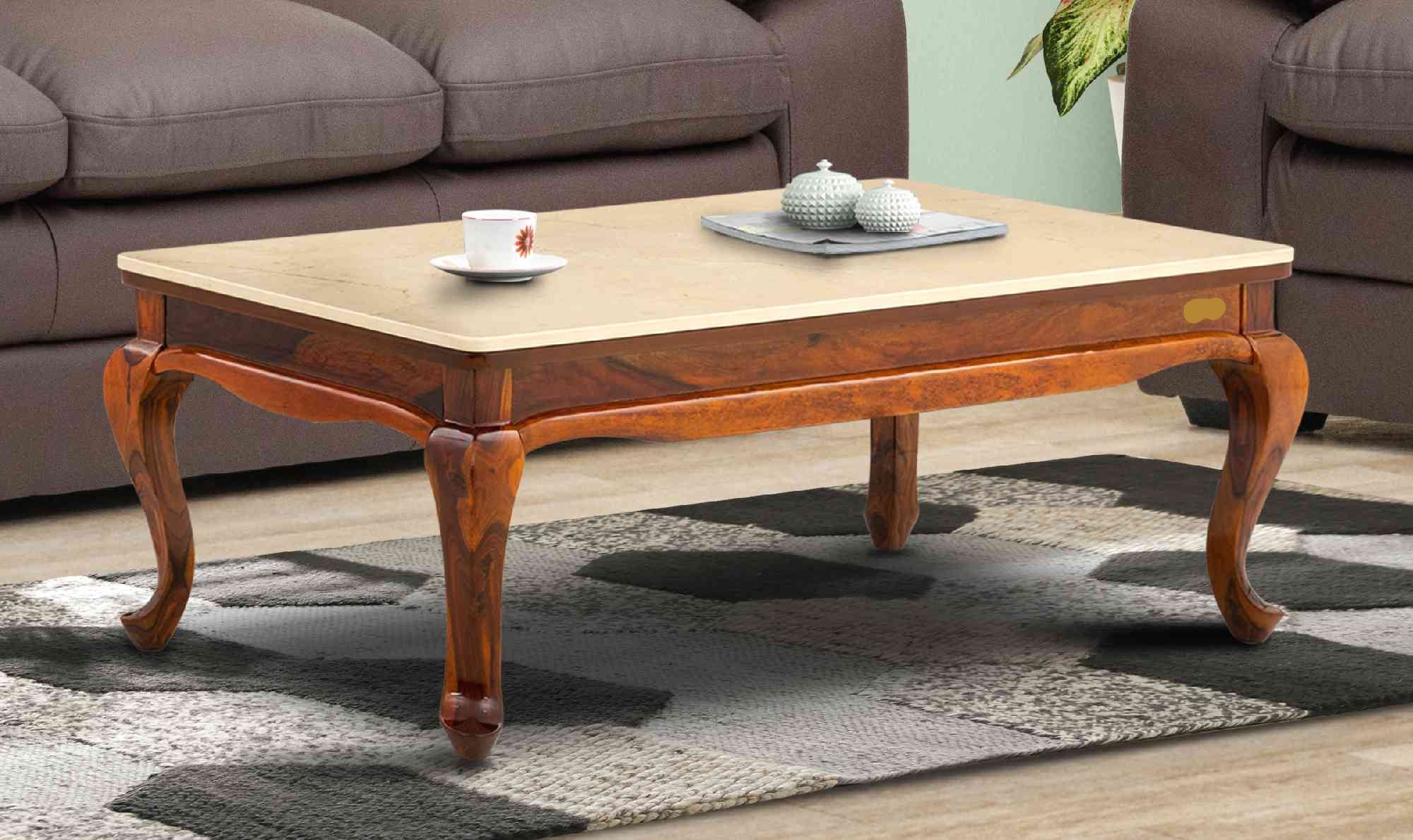 Center Table Crafted from Premium Wood Offering Strength, Style, and Stability for Long-Term Use