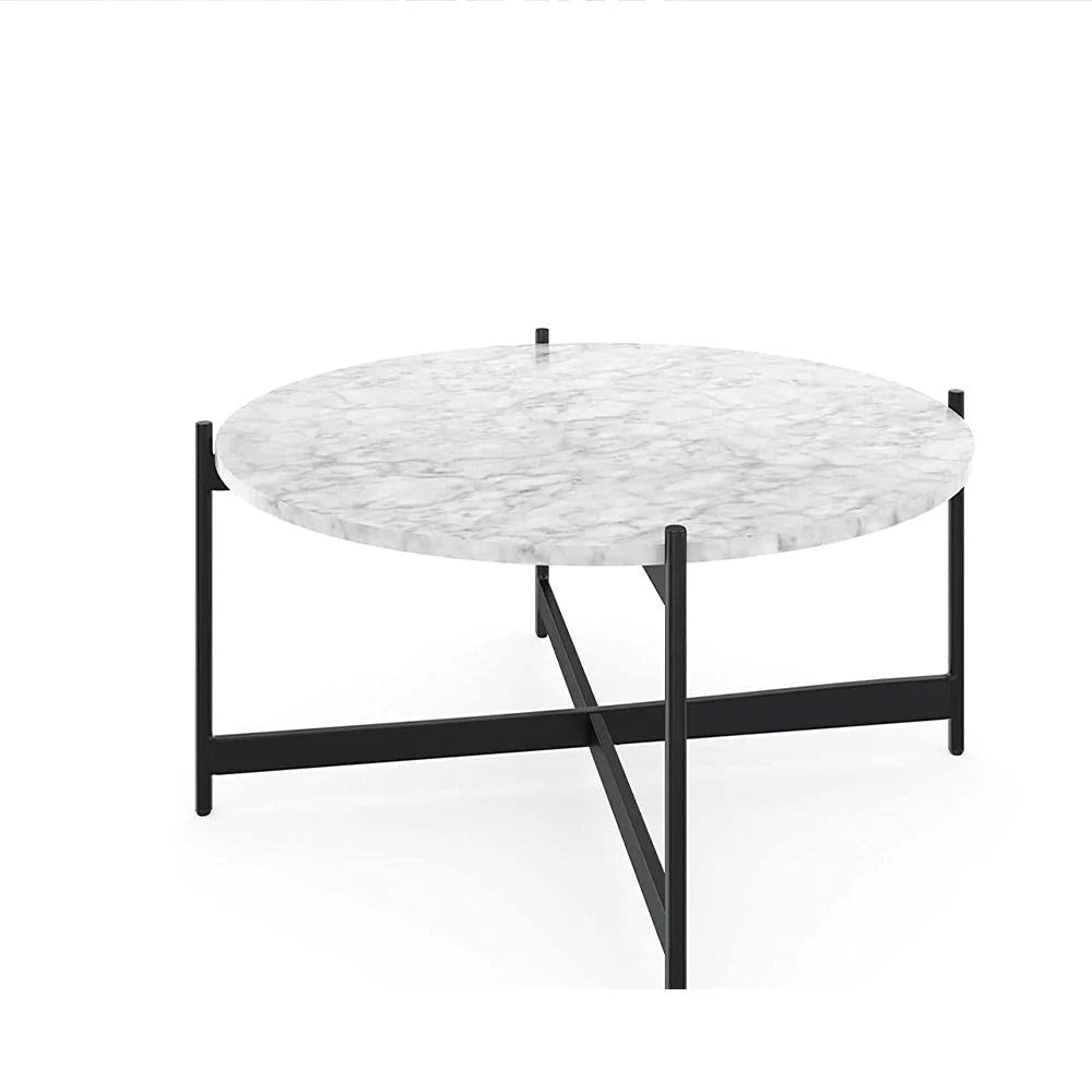 Center Table Featuring Rich Texture and Artistic Base Adding Sophisticated Charm to Every Room