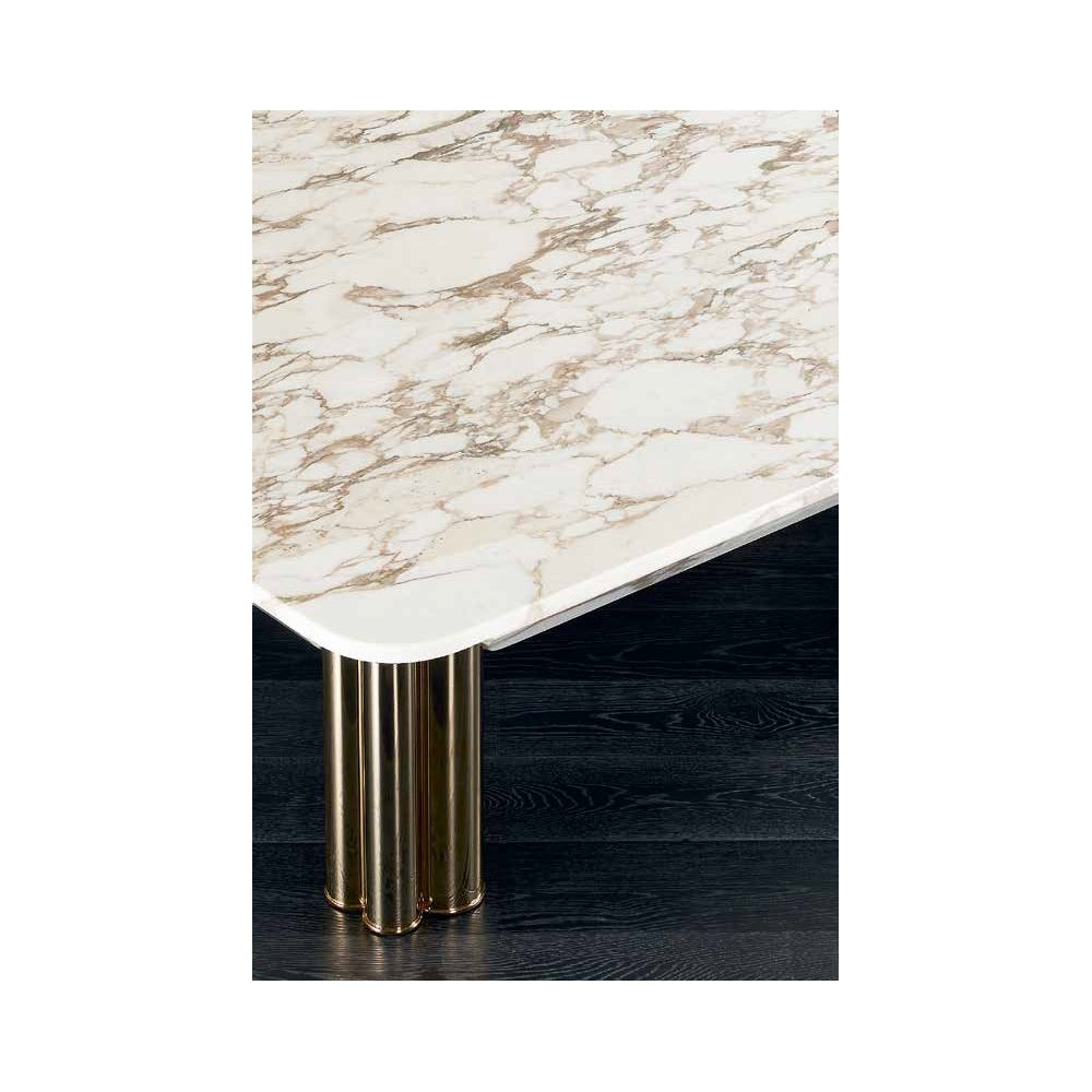 Center Table with Metal Frame Offering Strong Durability and Premium Look for Modern Homes