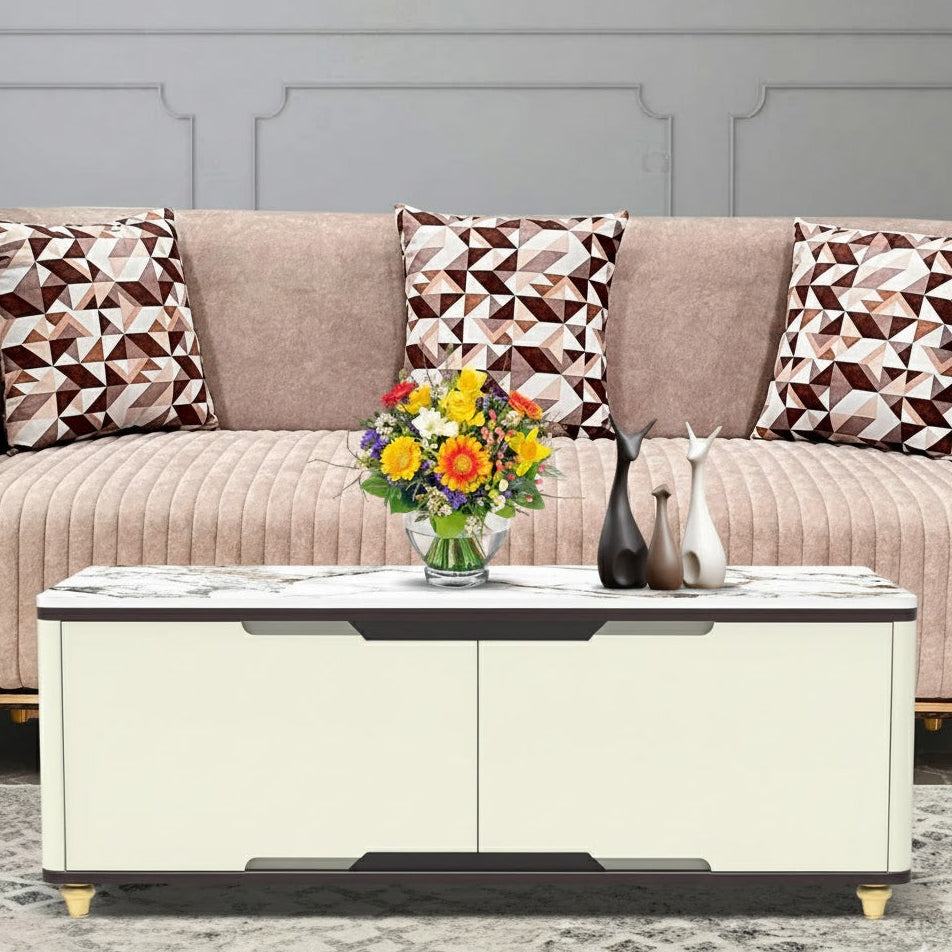 Center Table Designed with Trendy Finish and Functional Surface Ideal for Contemporary Living