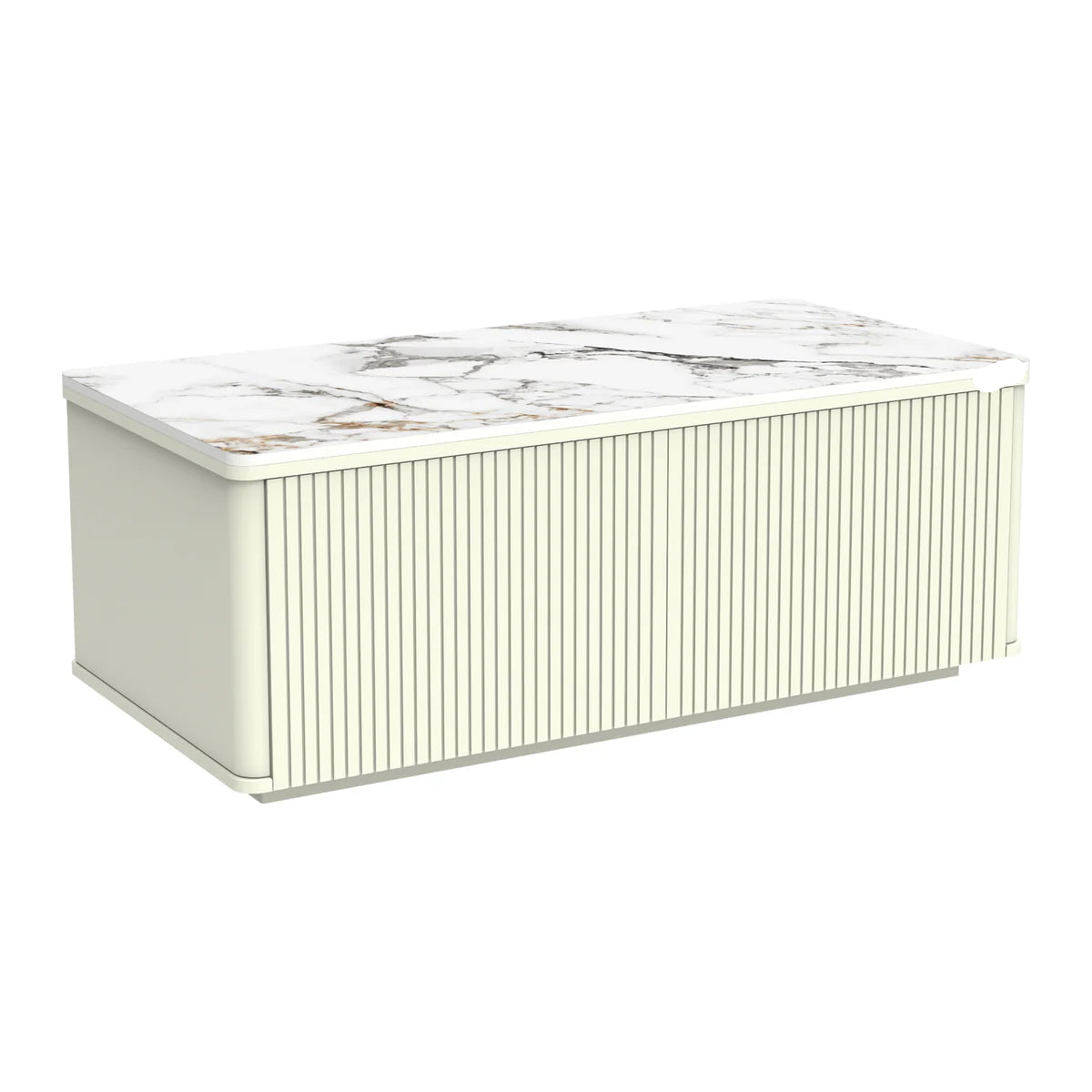 Center Table Featuring Glossy and Durable Frame Combining Modernity with Classic Design Style