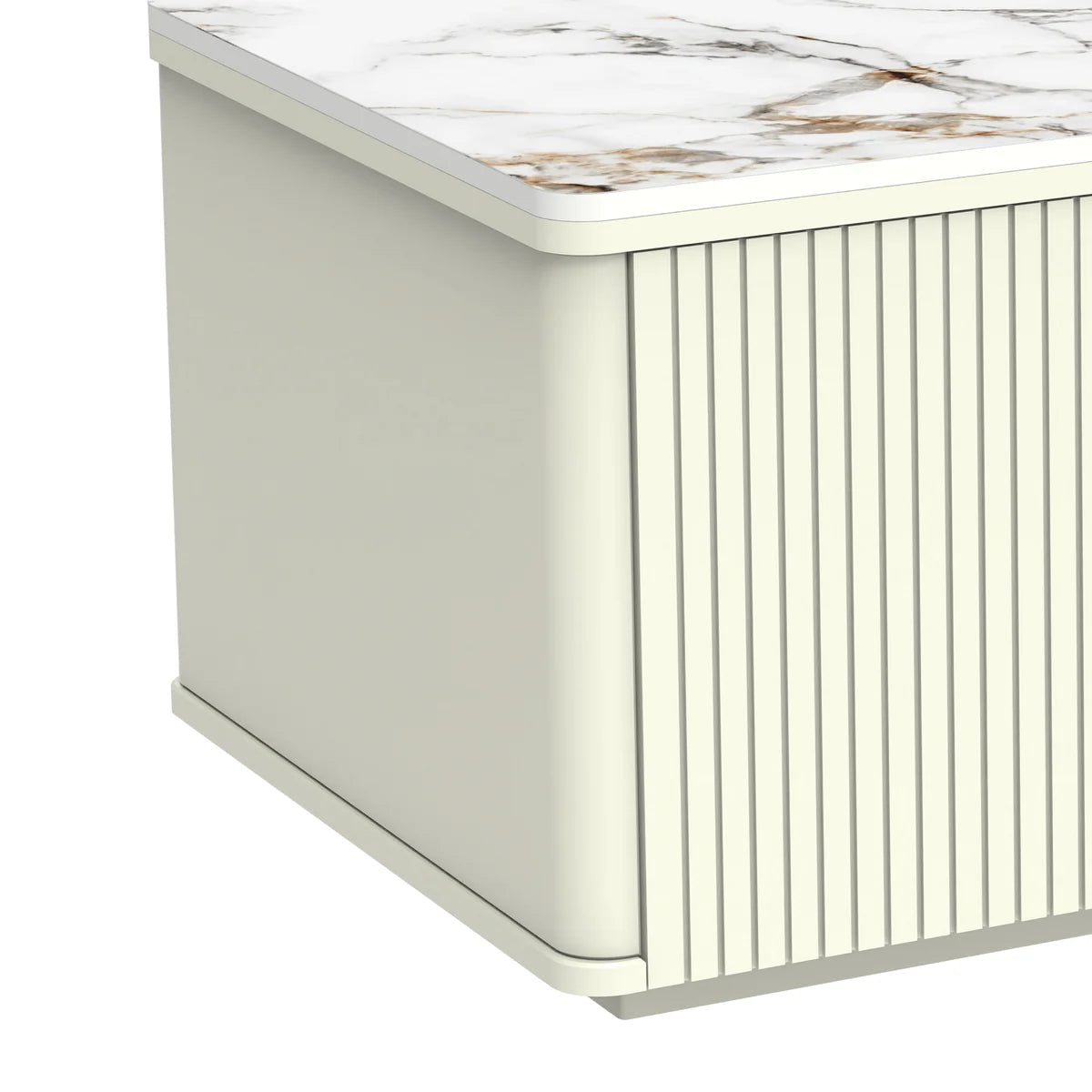 Center Table Featuring Glossy and Durable Frame Combining Modernity with Classic Design Style