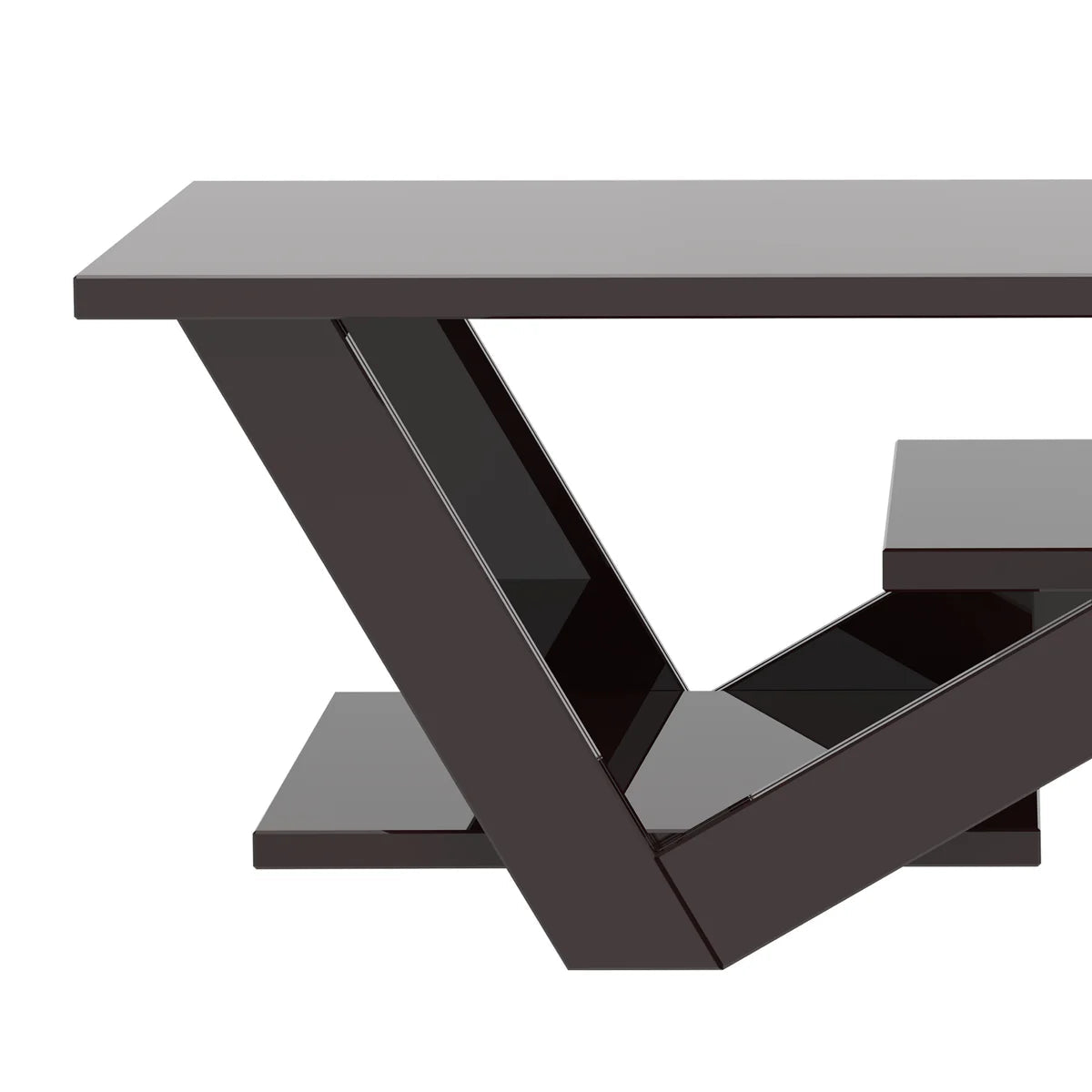 Center Table Featuring Glossy Surface and Premium for Enhanced Interior Aesthetic Appeal