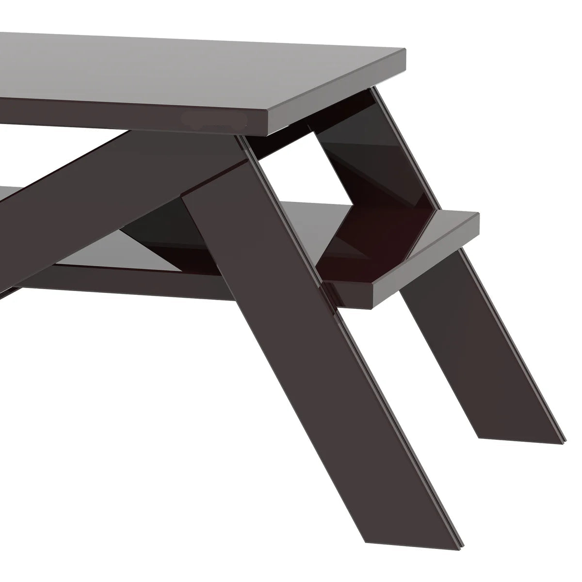 Center Table Featuring Glossy Surface and Premium for Enhanced Interior Aesthetic Appeal