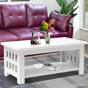 Center Table Crafted with Smooth Wooden Top and Designer Base, Creating Balance Stylish Homes