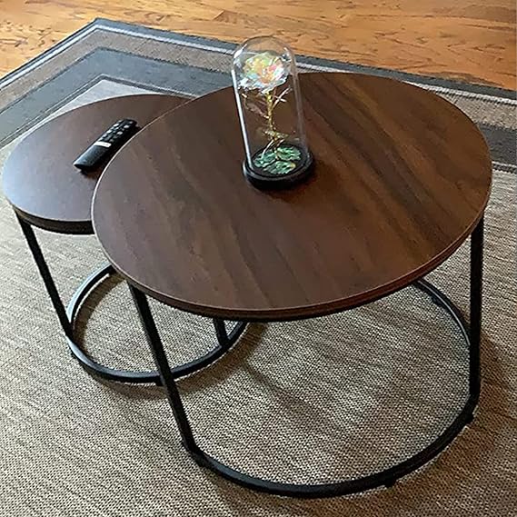 Center Table Featuring Textured Pattern and Contemporary Base, Ideal for Luxury Home and Lounge Decor
