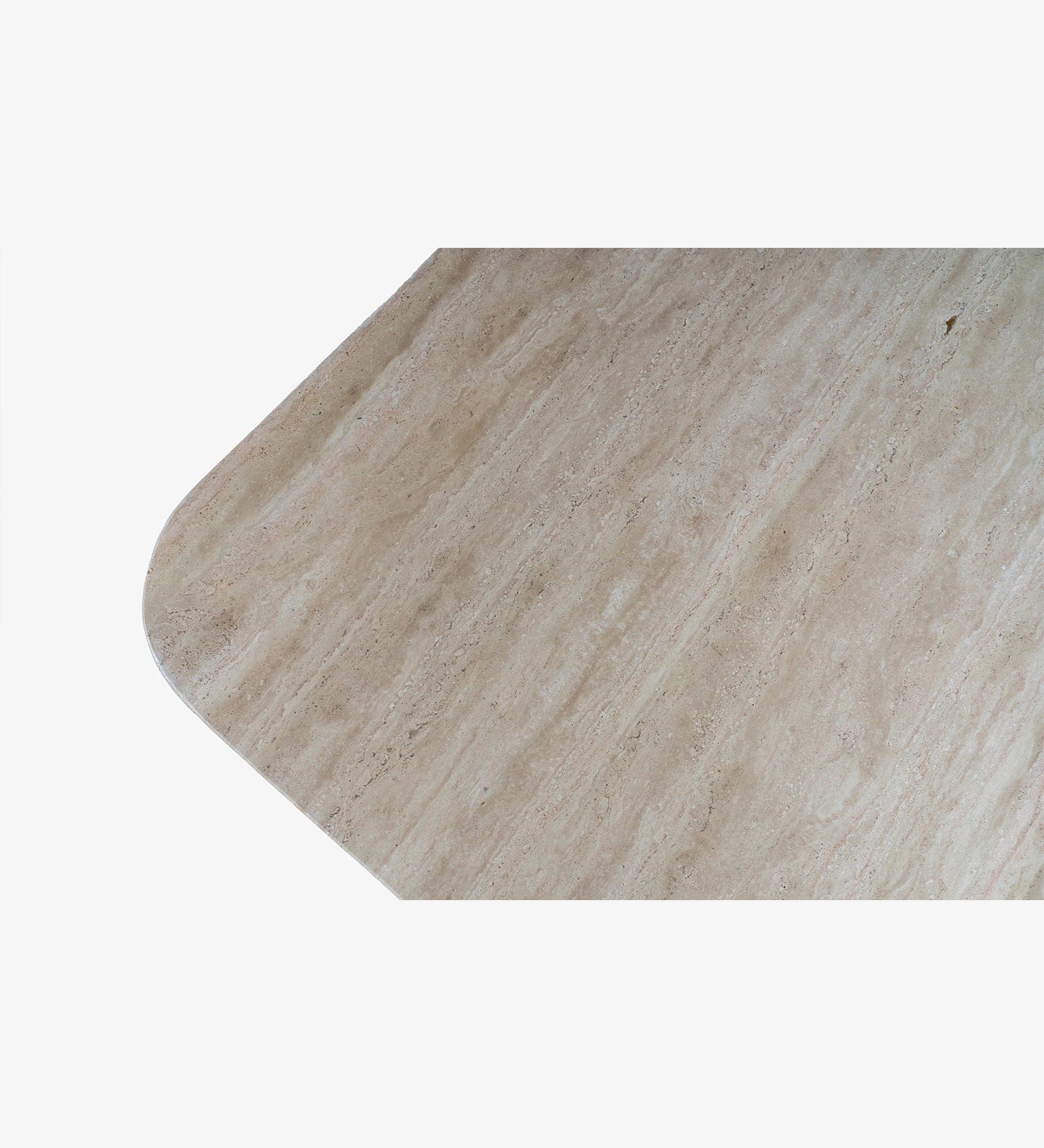 Modern Marble Top Centre Table for Living Room with Rounded Corners, Contemporary Designer Tea Table, Luxury Living Room